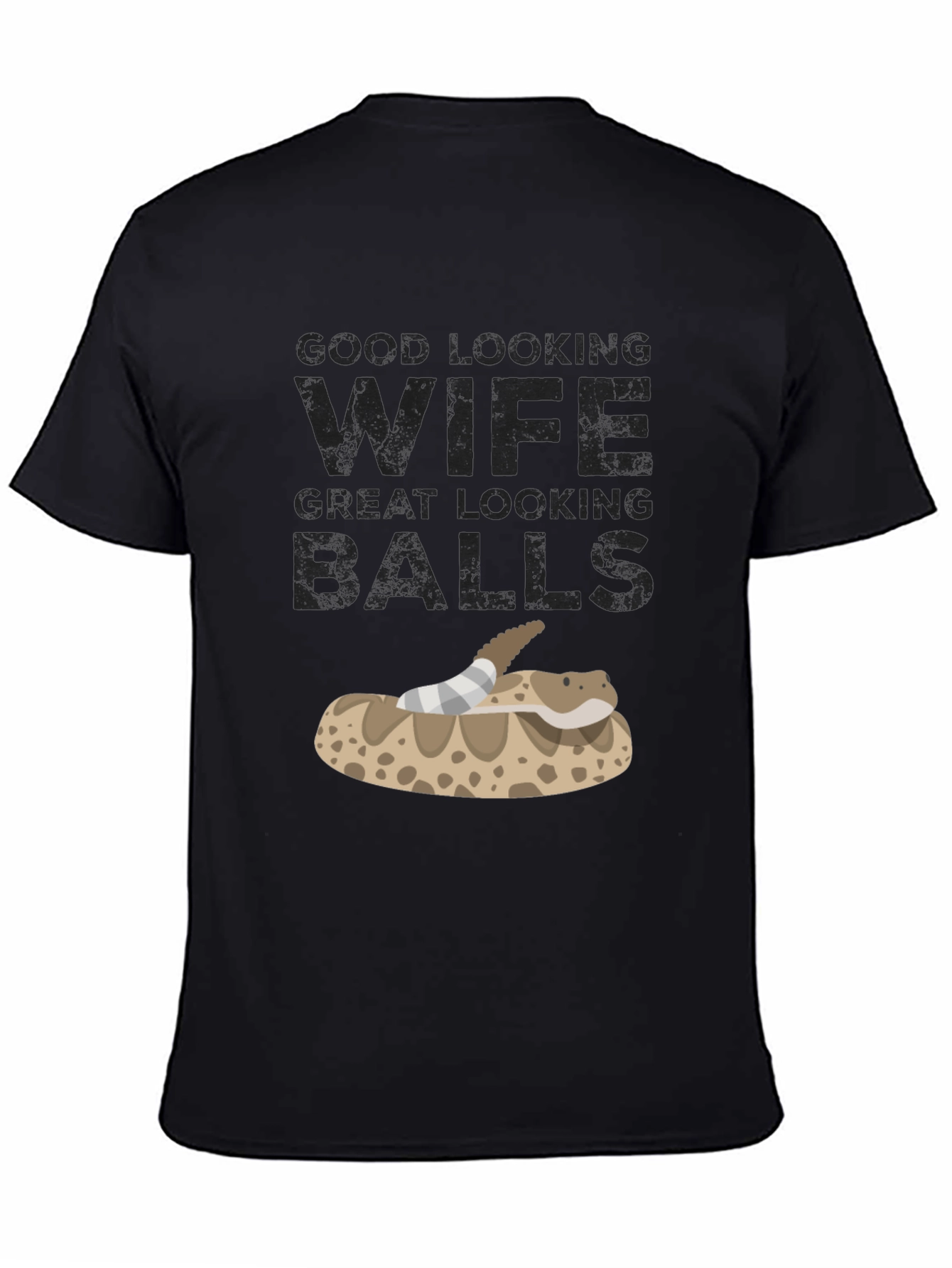 Black Good Lookin Wife Great Lookin Balls T-Shirt view 4