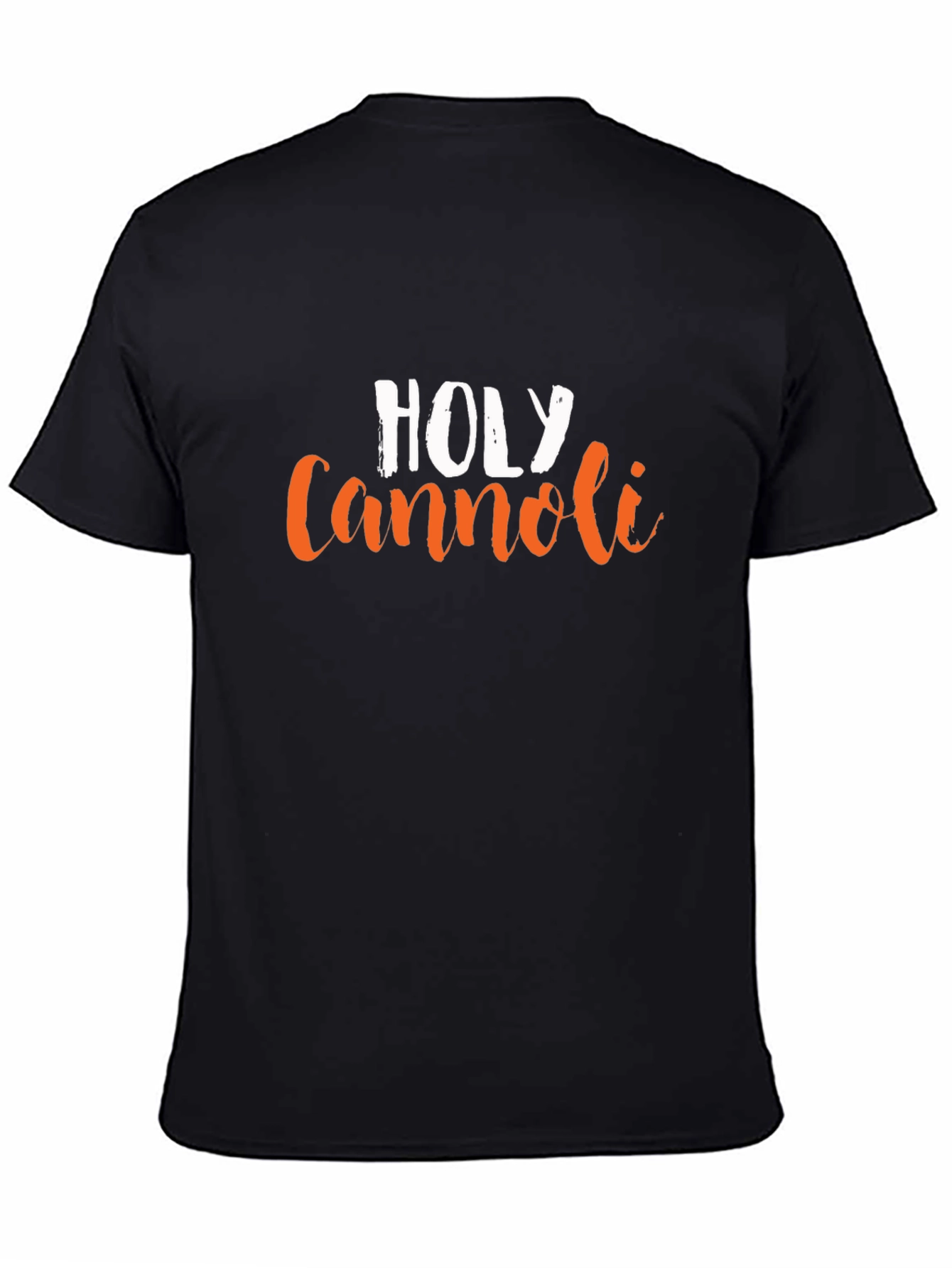 Black Holy Cannoli T-Shirt - Unique Graphic Tee view 4
