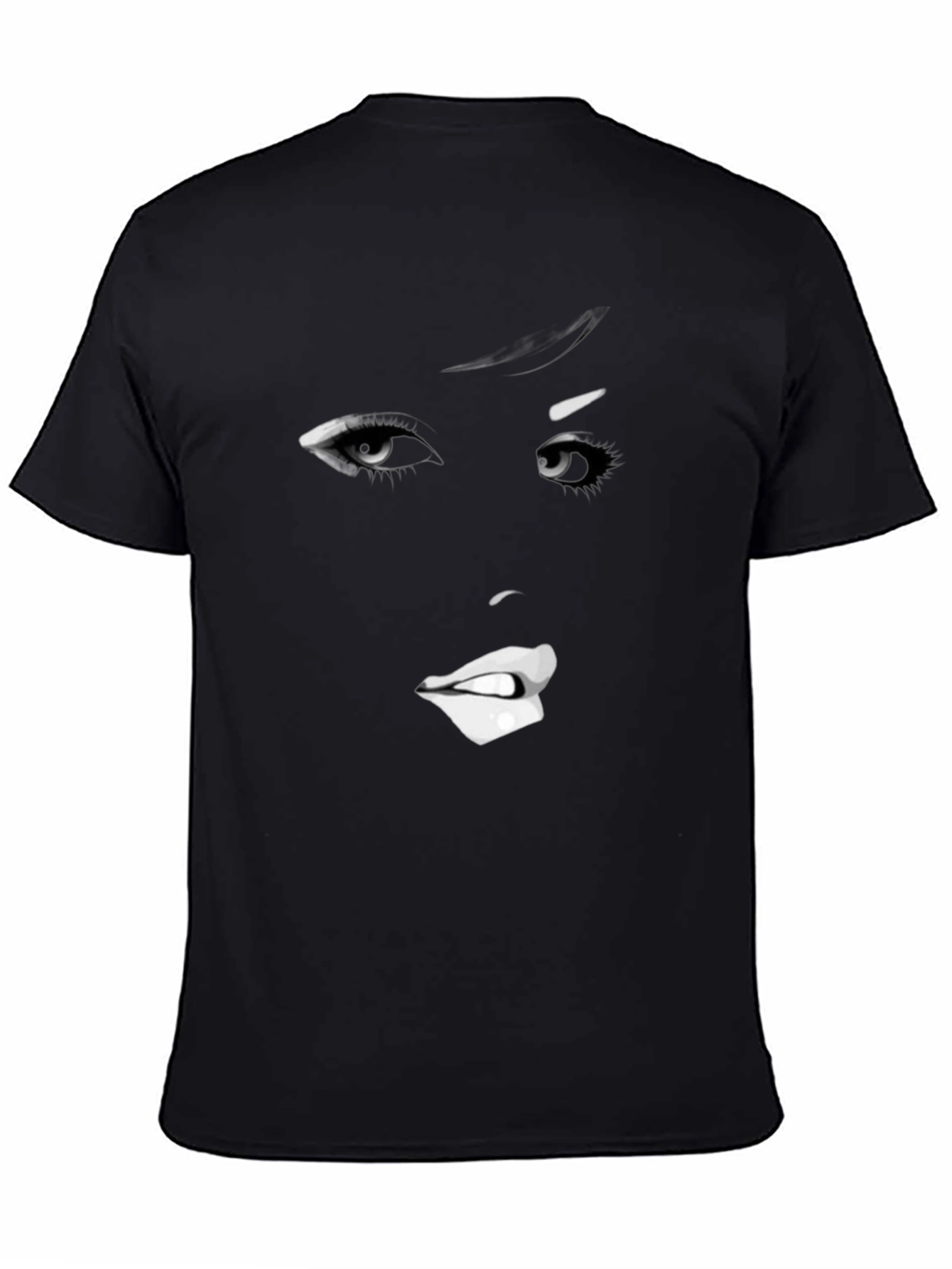 Black Audrey Hepburn Graphic Tee - Black T-Shirt view 4