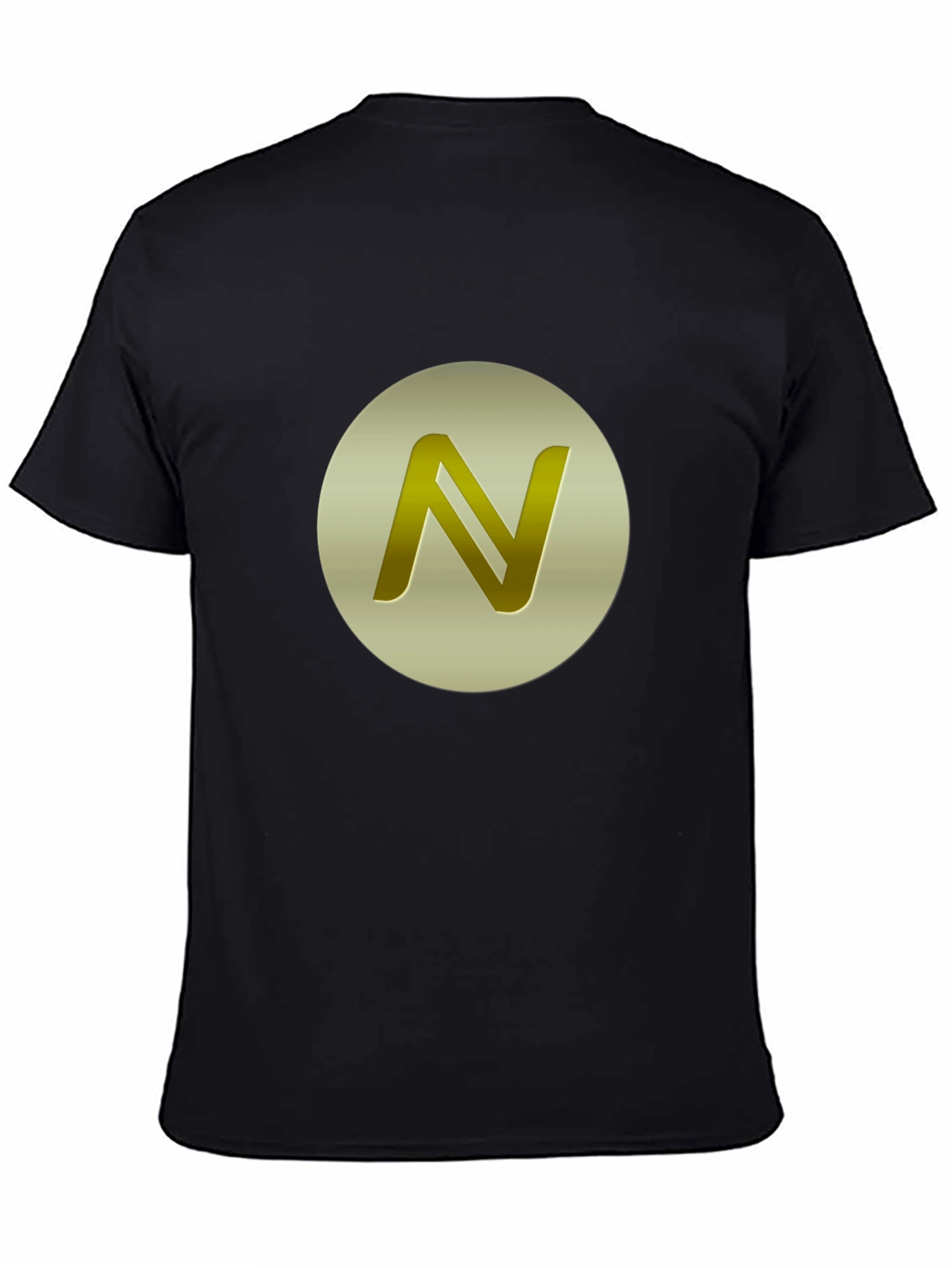 Black Golden N Logo Black Tee view 4