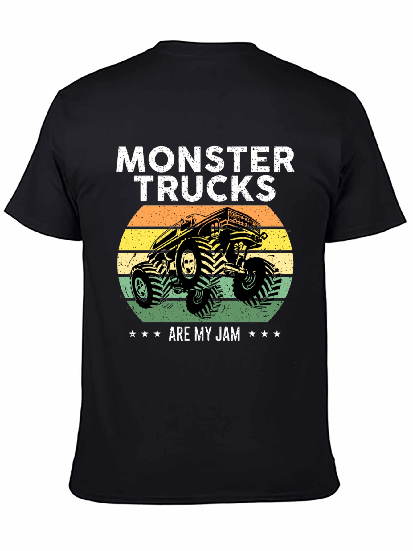 Black Monster Truck Graphic Tee view 4