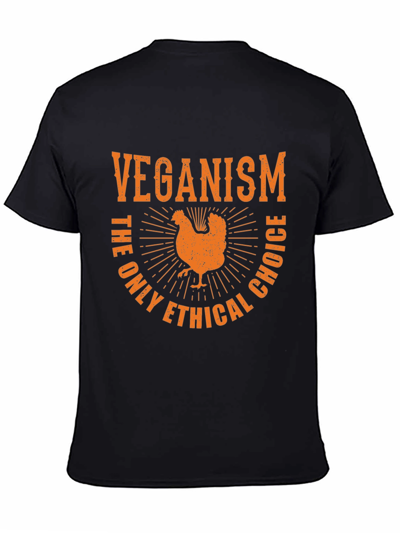 Black Veganism Ethical Choice T-Shirt view 4