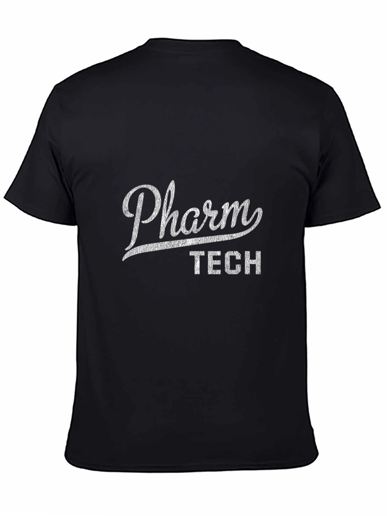 Black Pharm Tech T-Shirt - Black, Casual, Graphic Tee view 4