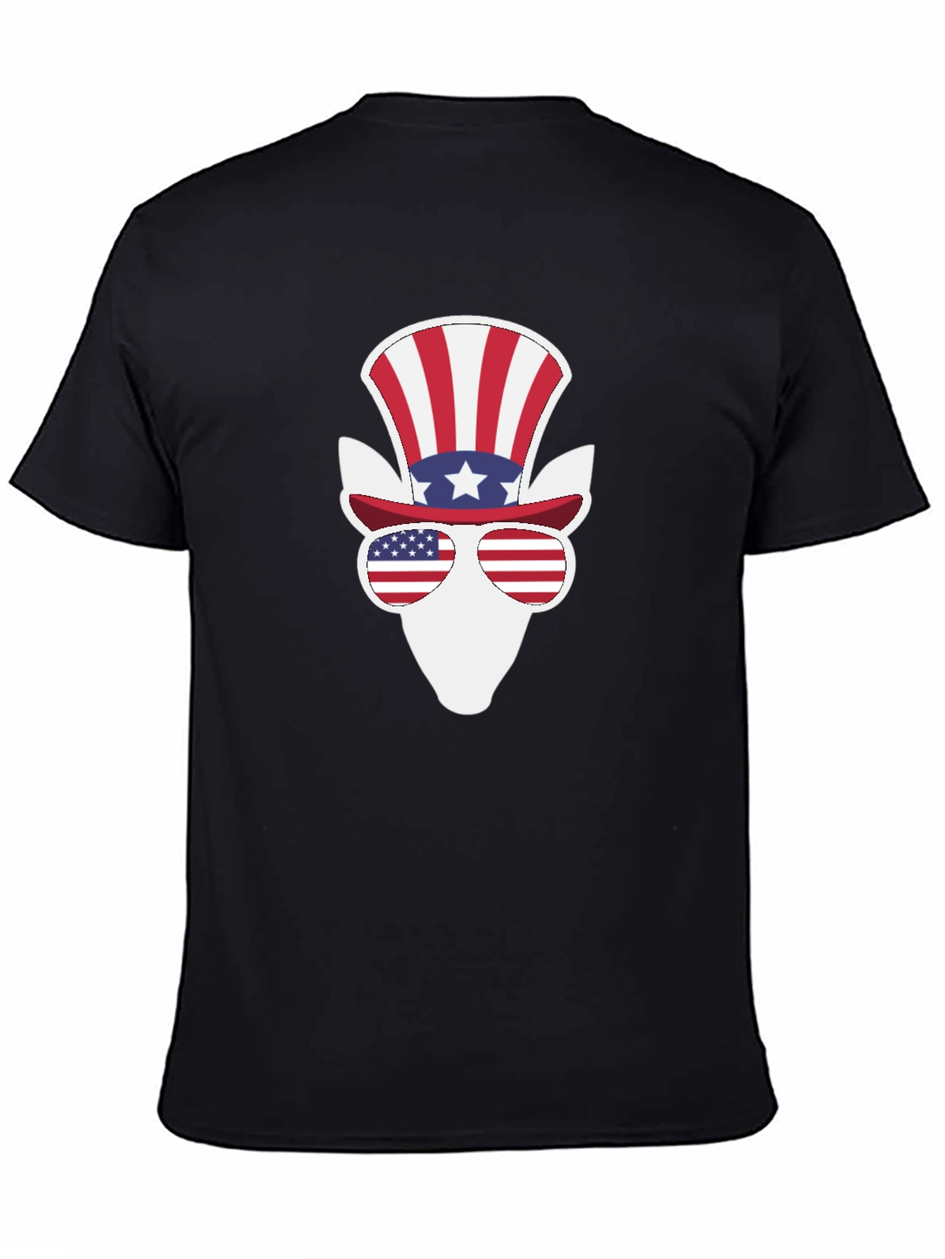 Black Patriotic Donkey T-Shirt - USA Pride! view 4