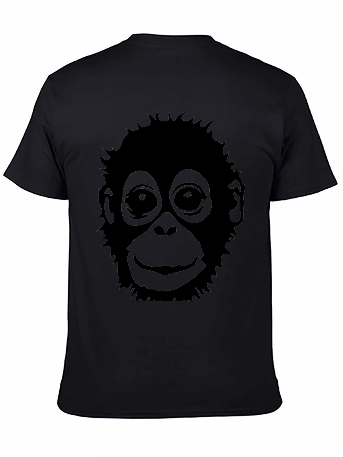 Black Monkey Graphic Black T-Shirt view 4
