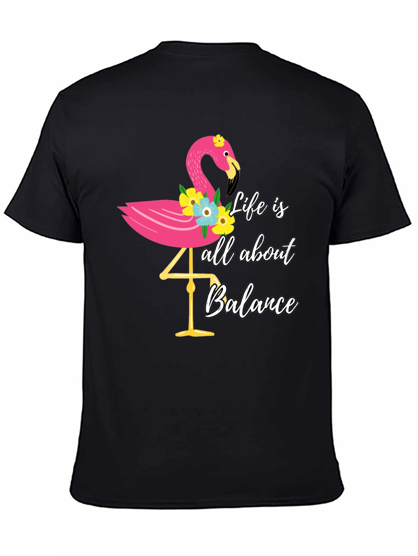 Black Life is all about Balance T-Shirt view 4