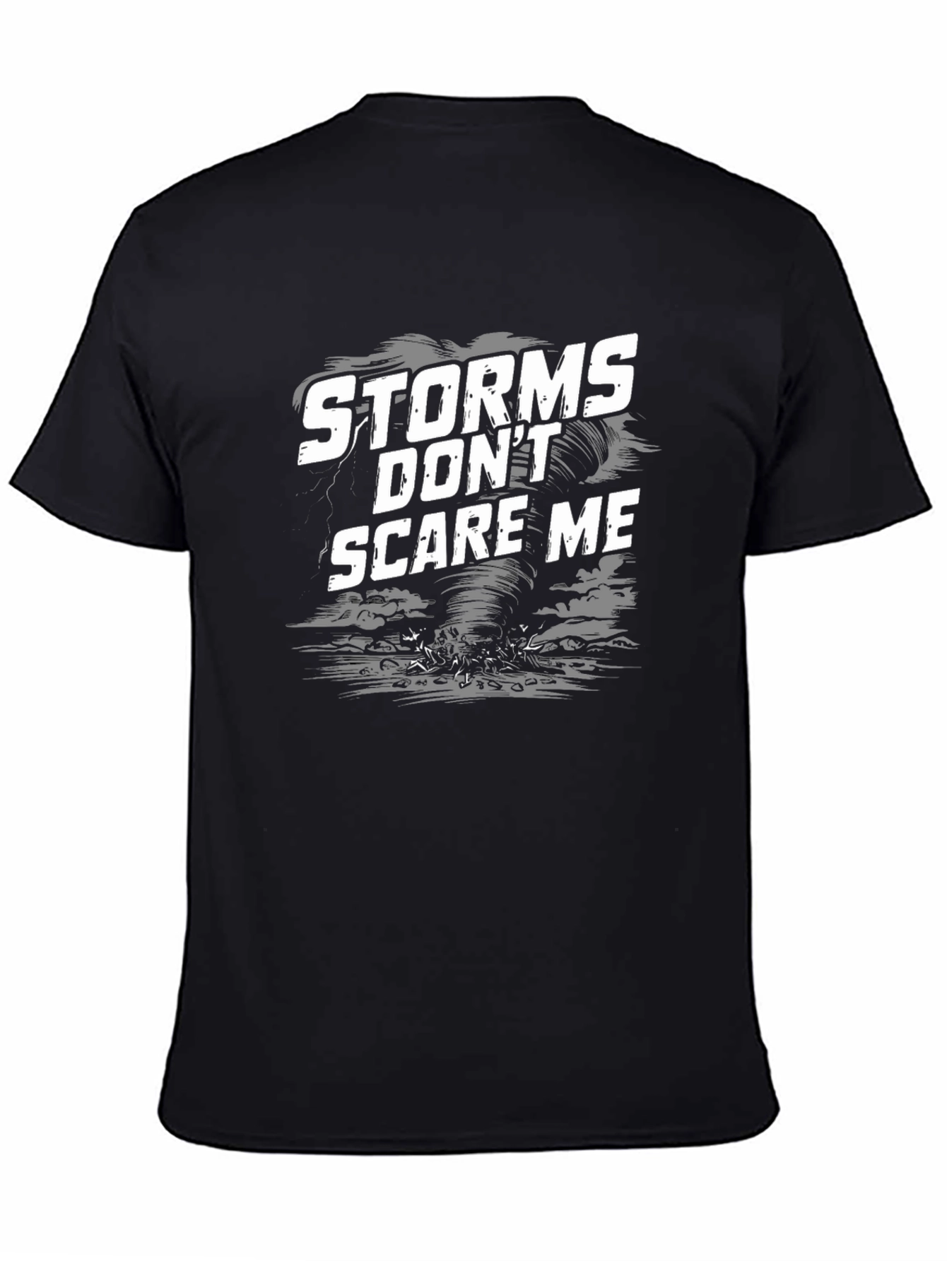 Black Storms Don't Scare Me Graphic Tee view 4