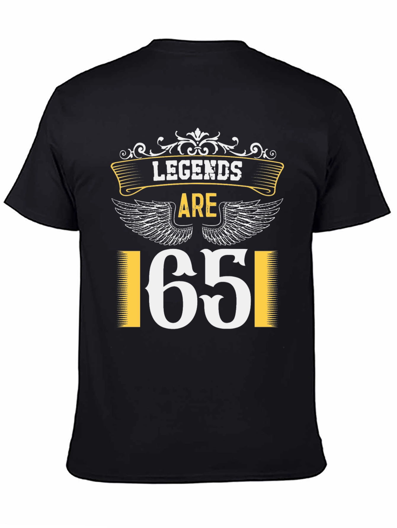 Black Legends Are 65 T-Shirt view 4