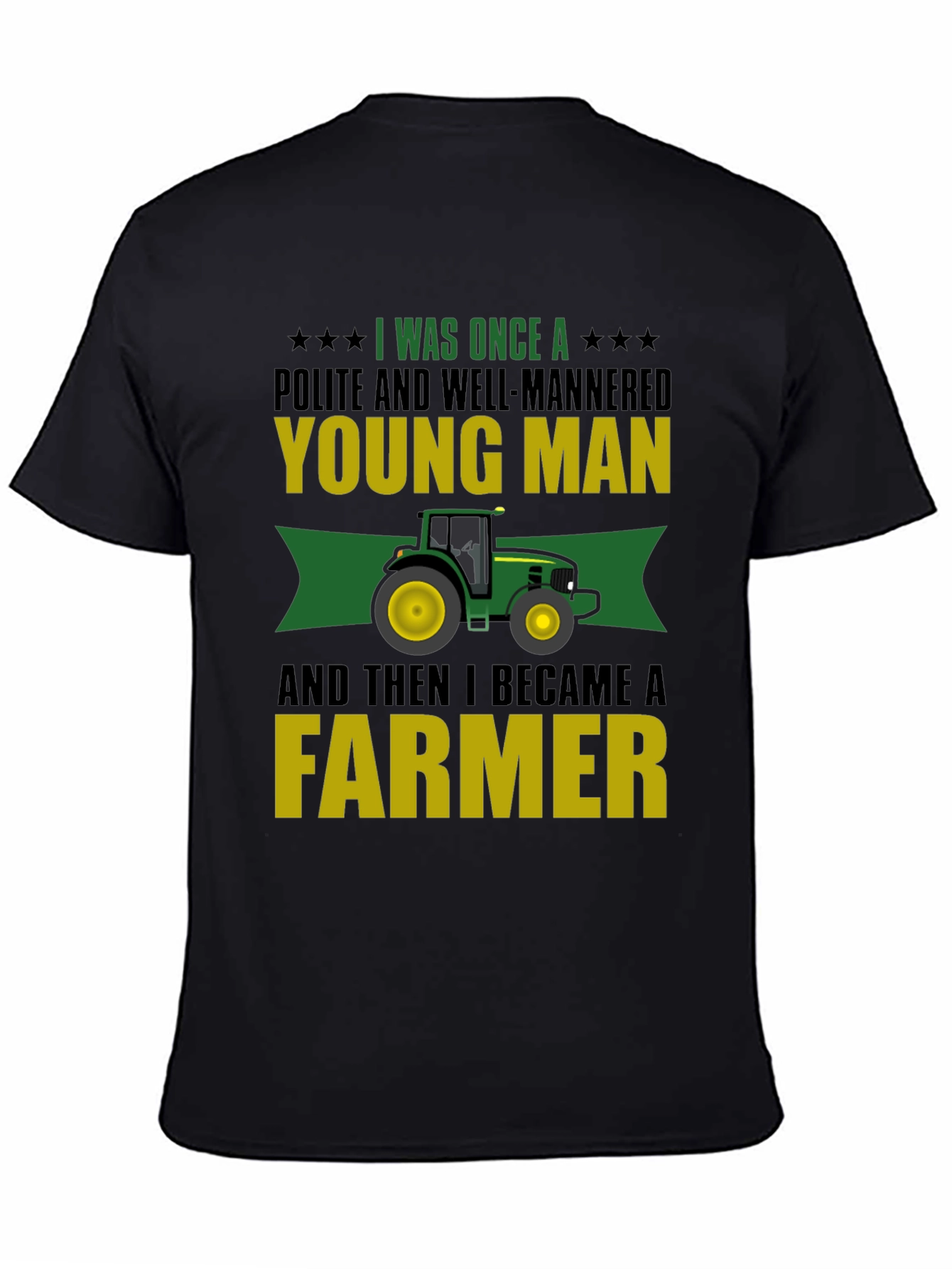 Farmer T-Shirt: Young Man to Farmer Tee - 4