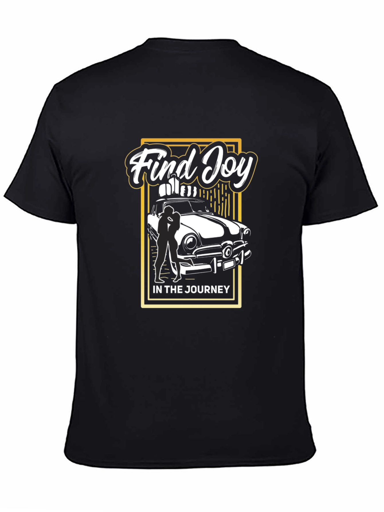 Find Joy Car Graphic Black Tee - 4