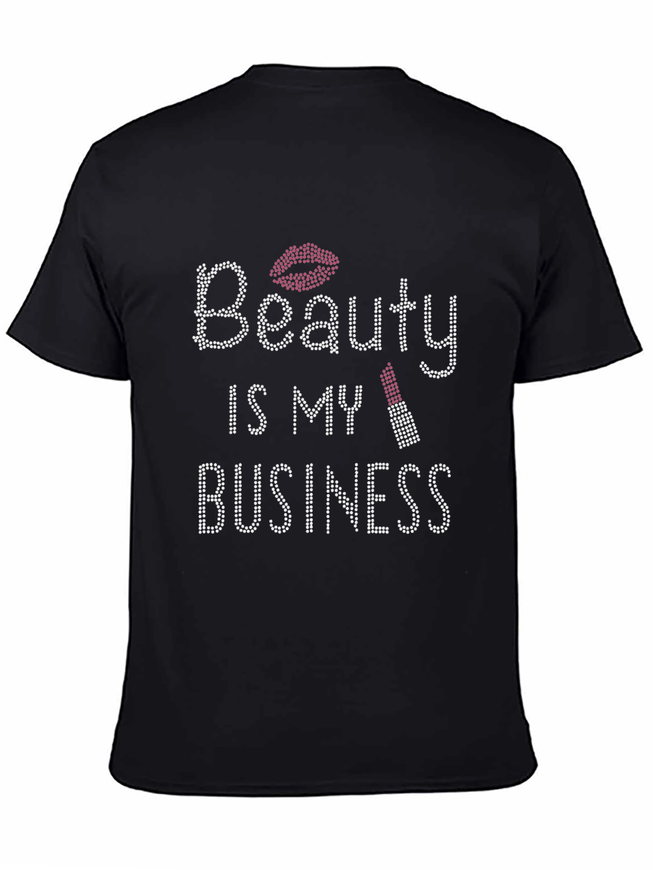Black Beauty Is My Business Rhinestone T-Shirt view 4