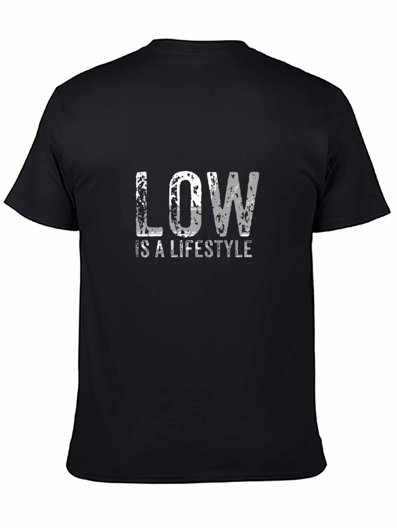Black Low is a Lifestyle Black Graphic Tee view 4