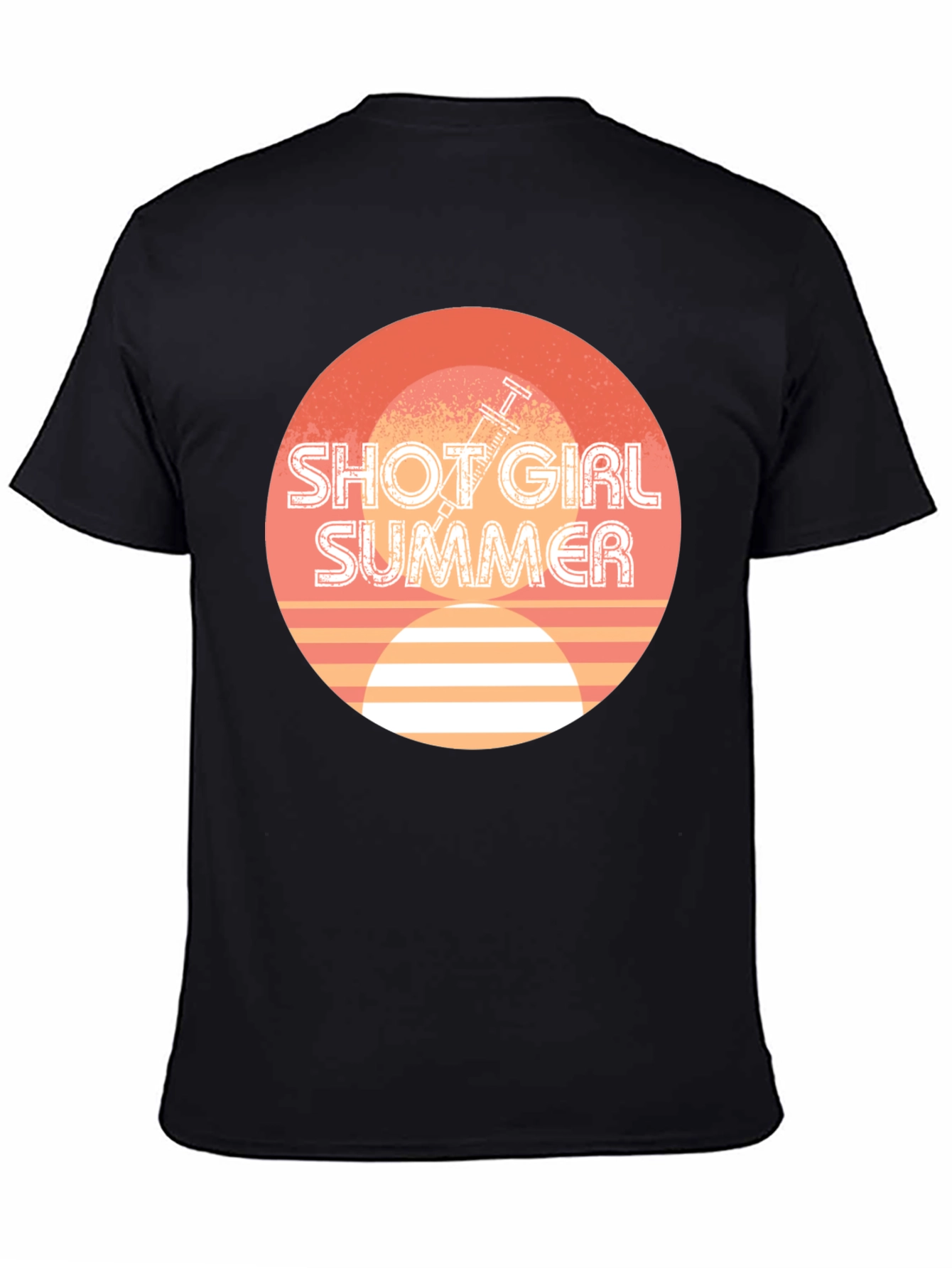 Black Shot Girl Summer Graphic Tee view 4