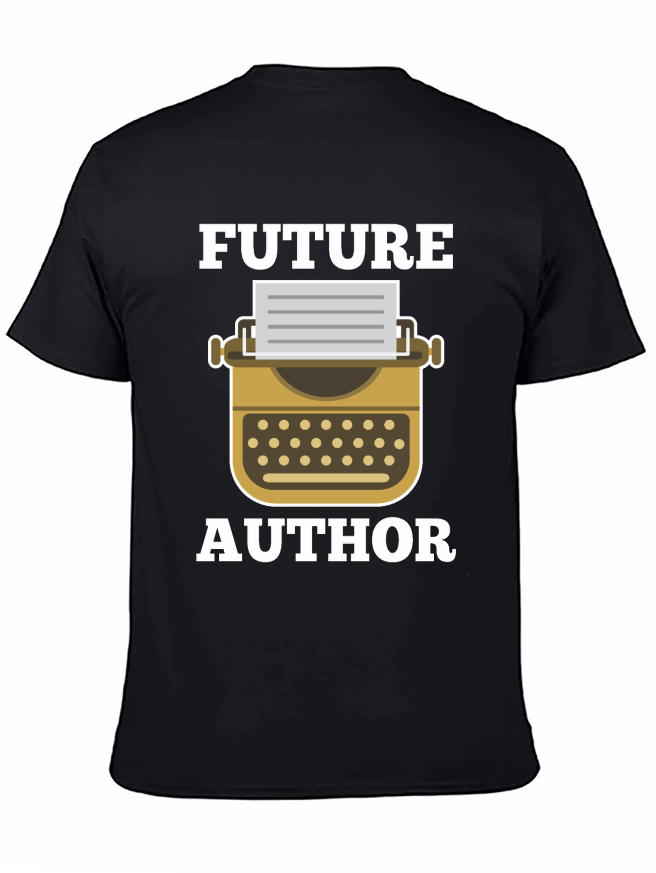 Black Future Author T-Shirt - Writing Gift view 4