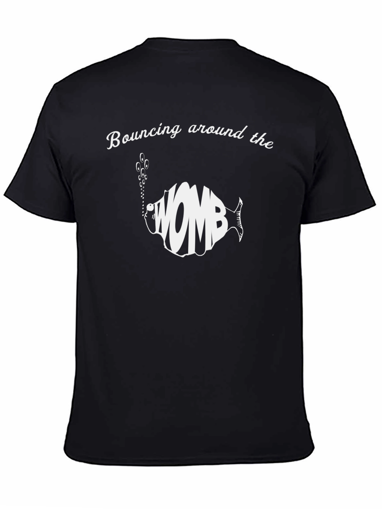 Black Bouncing Around The Womb Graphic Tee view 4