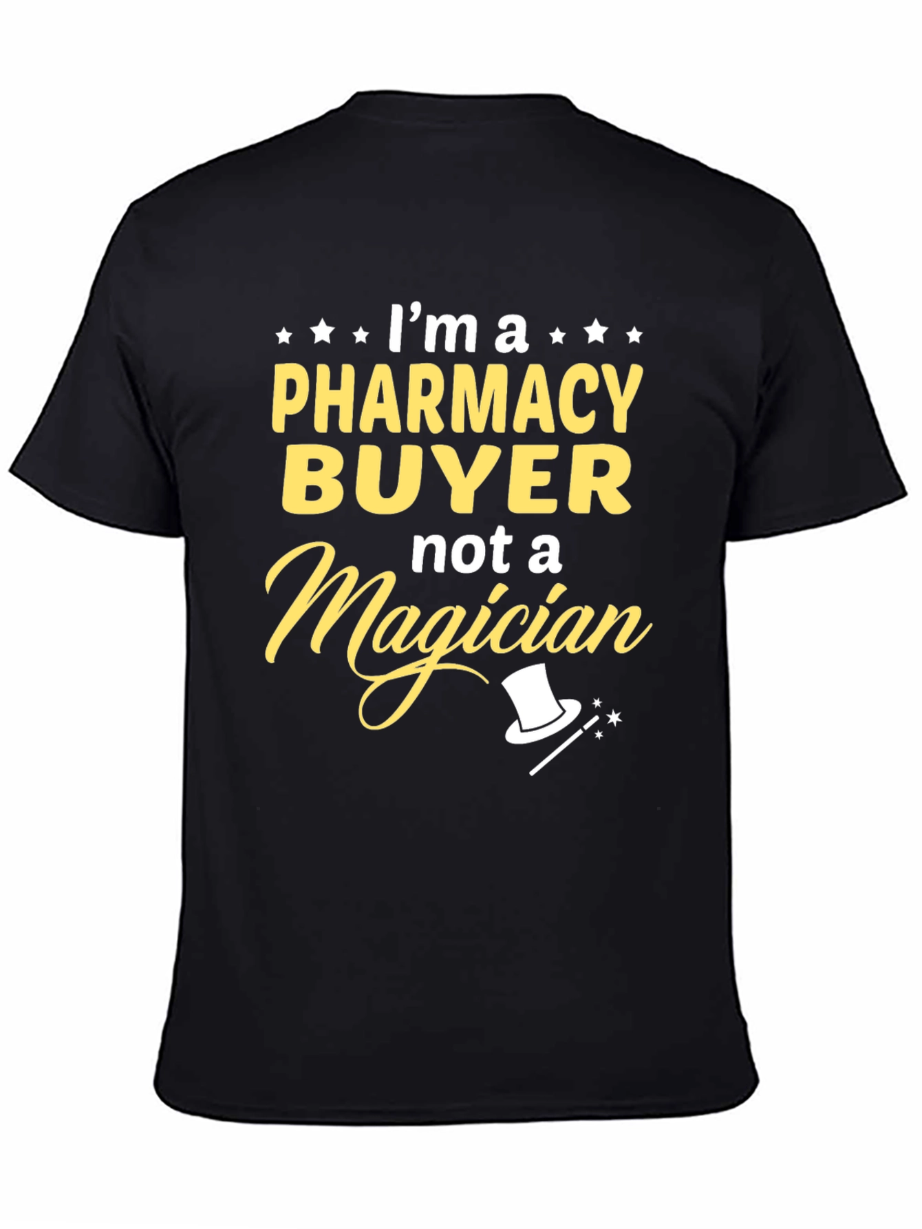 Black Pharmacy Buyer Novelty Graphic T-Shirt view 4