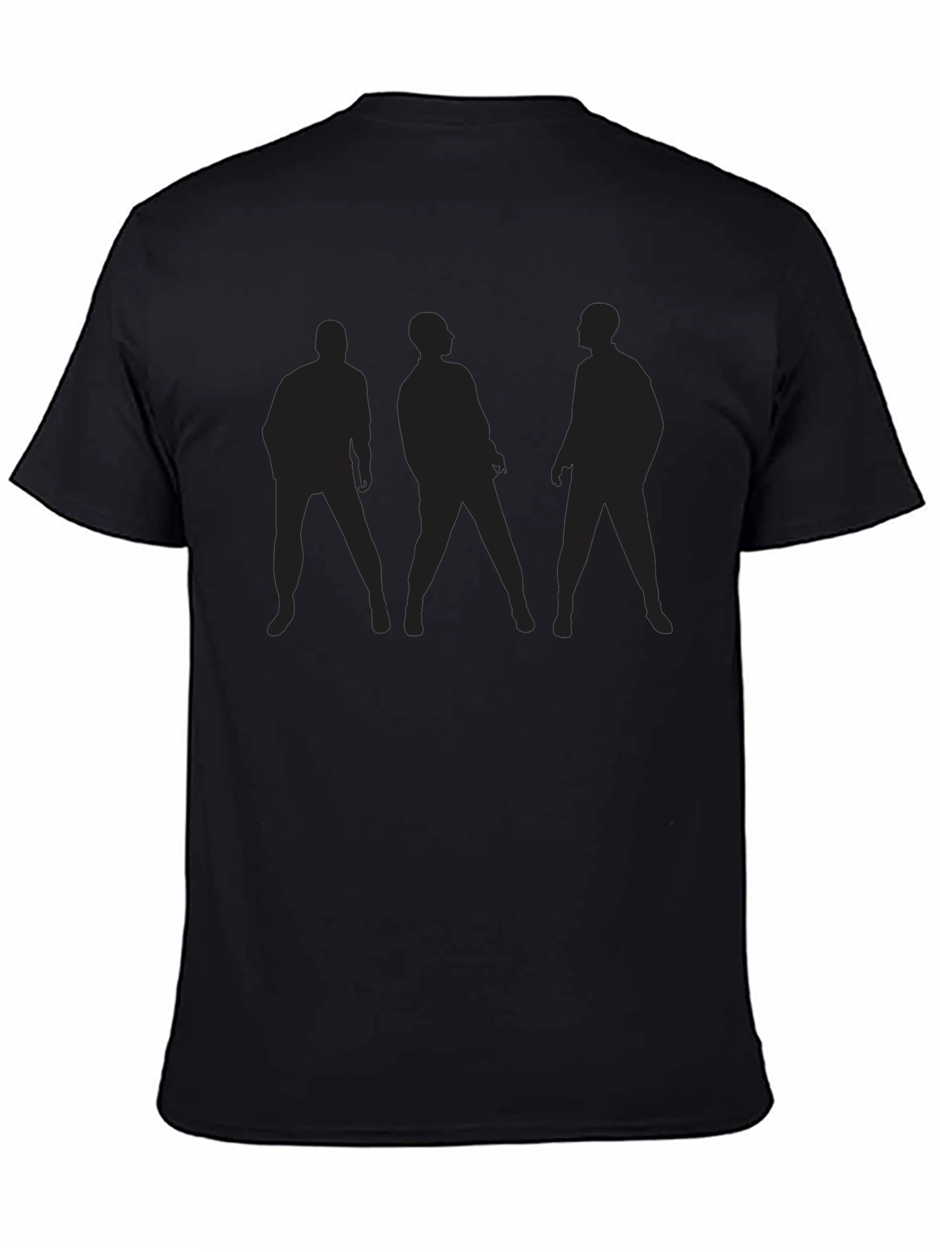 Black Silhouette Trio Black T-Shirt view 4