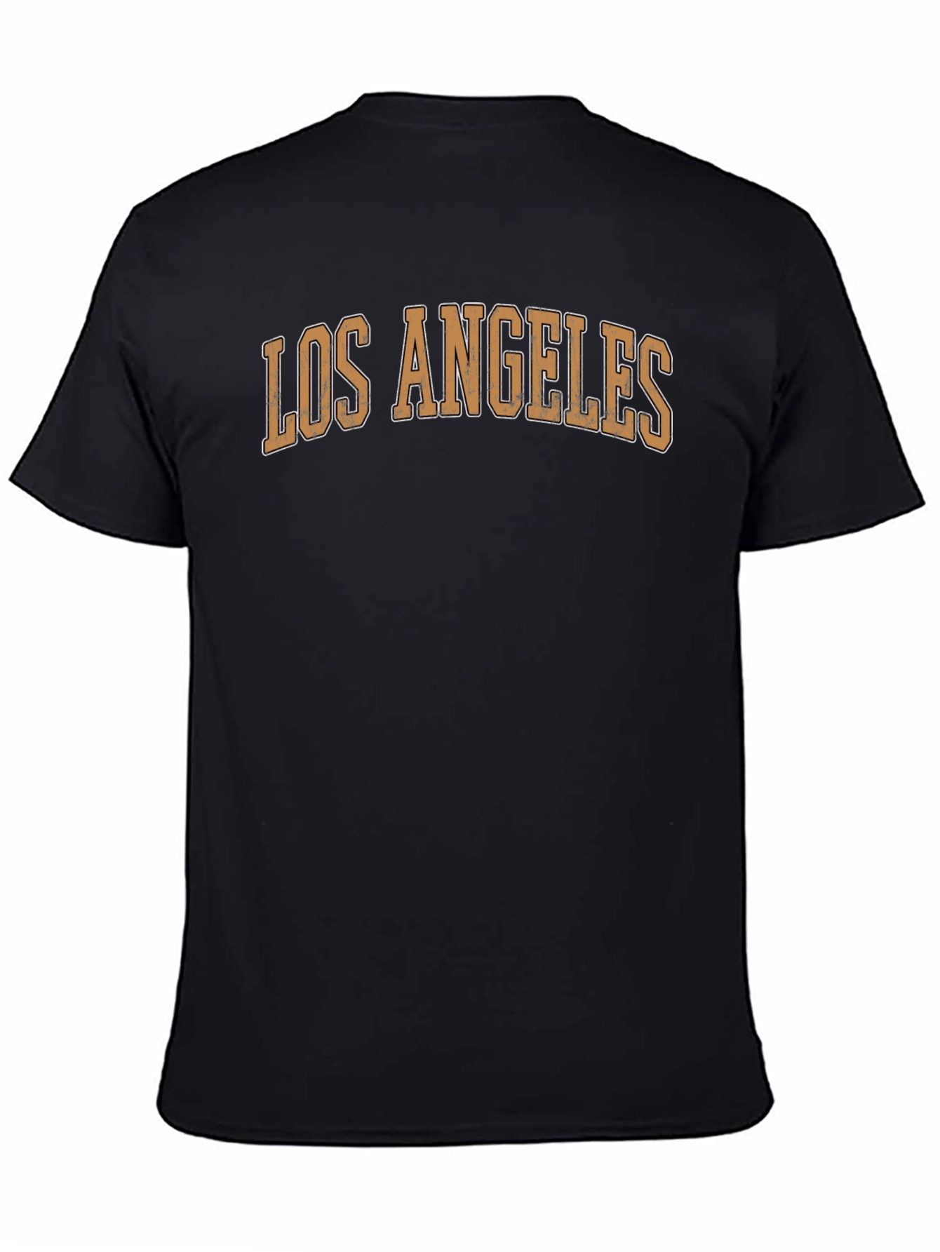 Black Los Angeles Black Graphic Tee - Stylish City Pride view 4