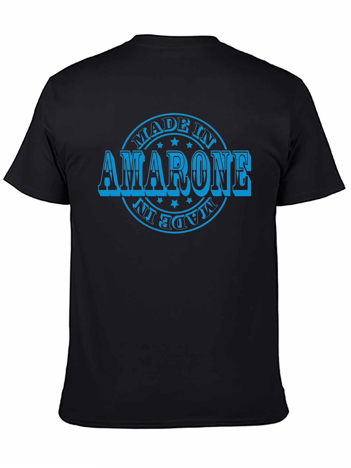 Black Amarone Italy T-Shirt - Italian Wine Region view 4