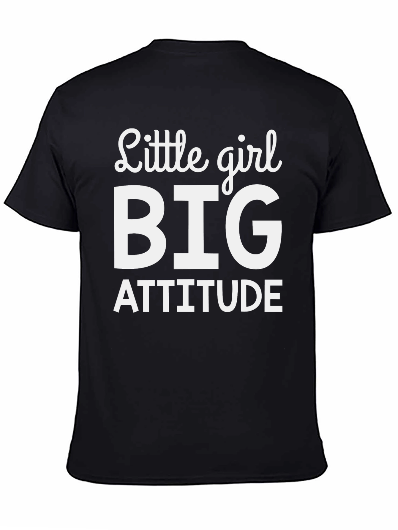 Black Little Girl, Big Attitude - Graphic Tee view 4