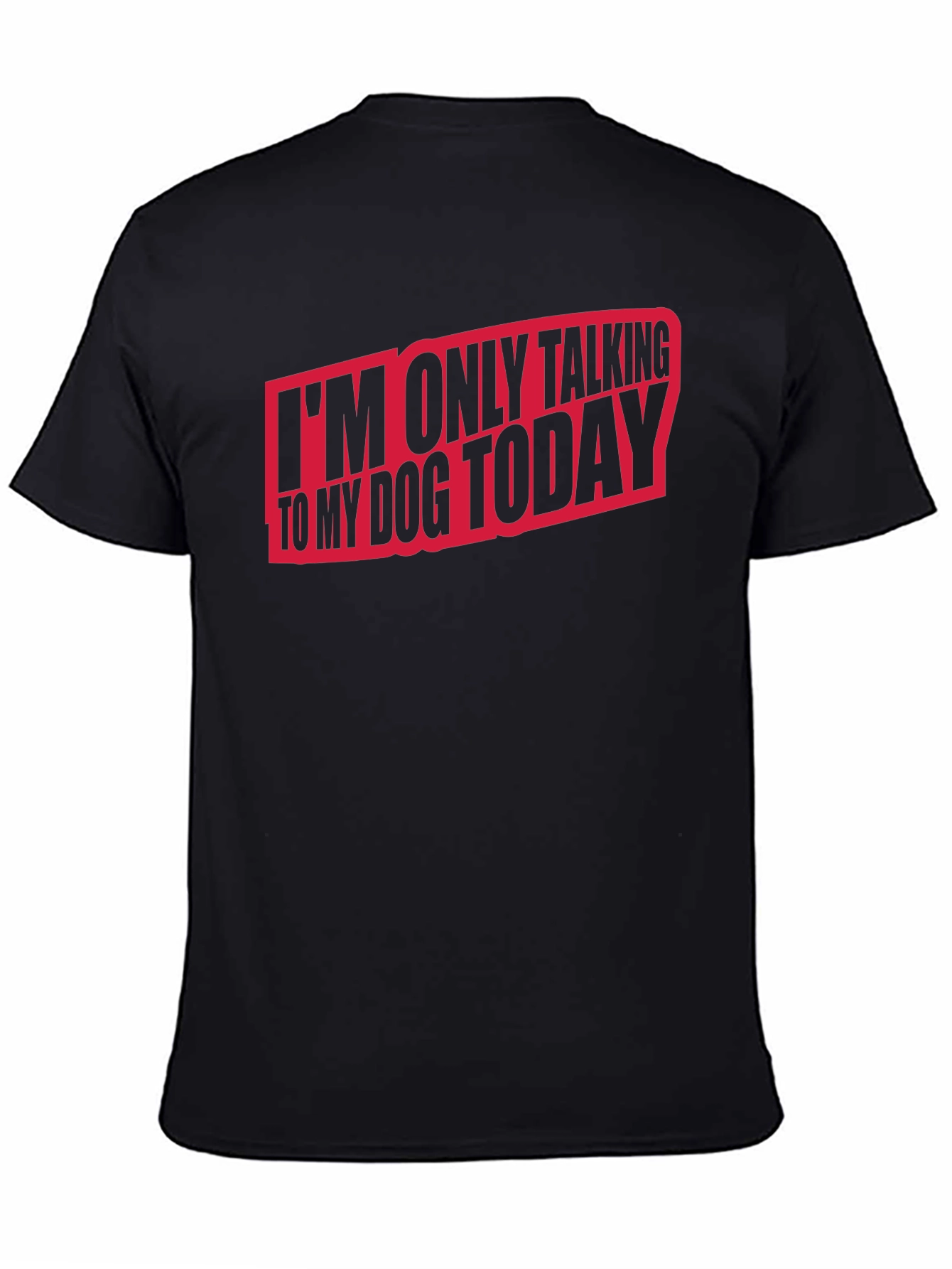 Dog Lover T-Shirt - I'm Only Talking to My Dog Today - 4