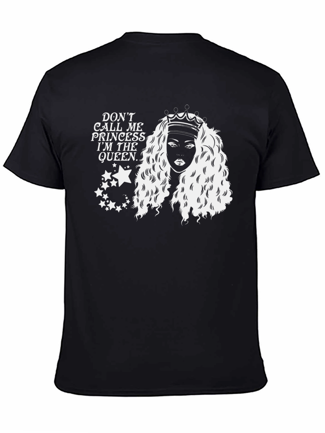 Black Queen Graphic T-Shirt - Black view 4