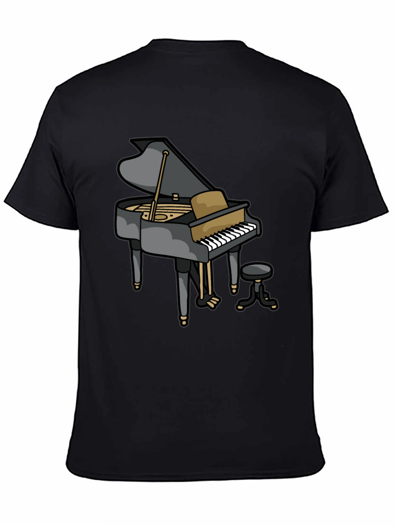 Piano T-Shirt - Music Lover Tee - 4