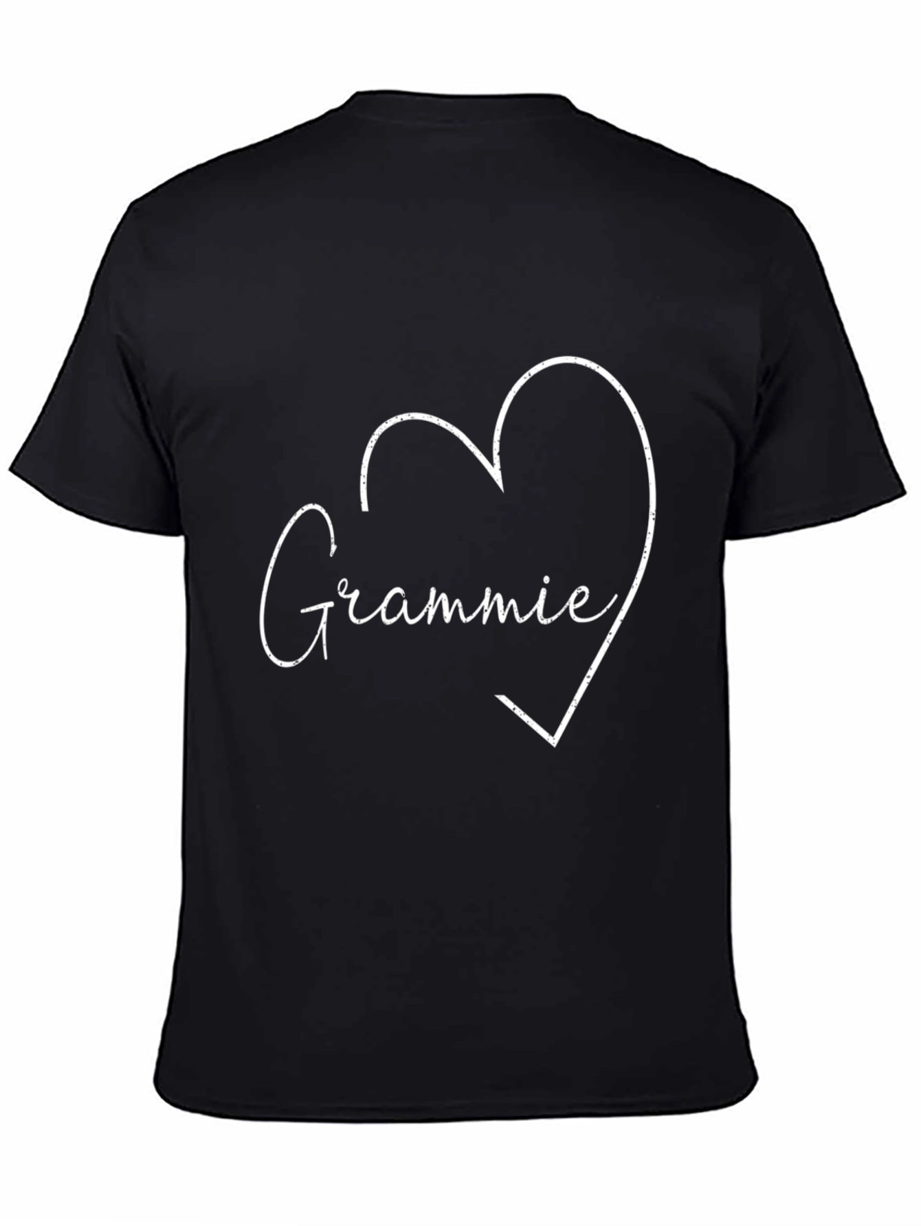 Grammie Heart Graphic Tee - Black T-Shirt - 4