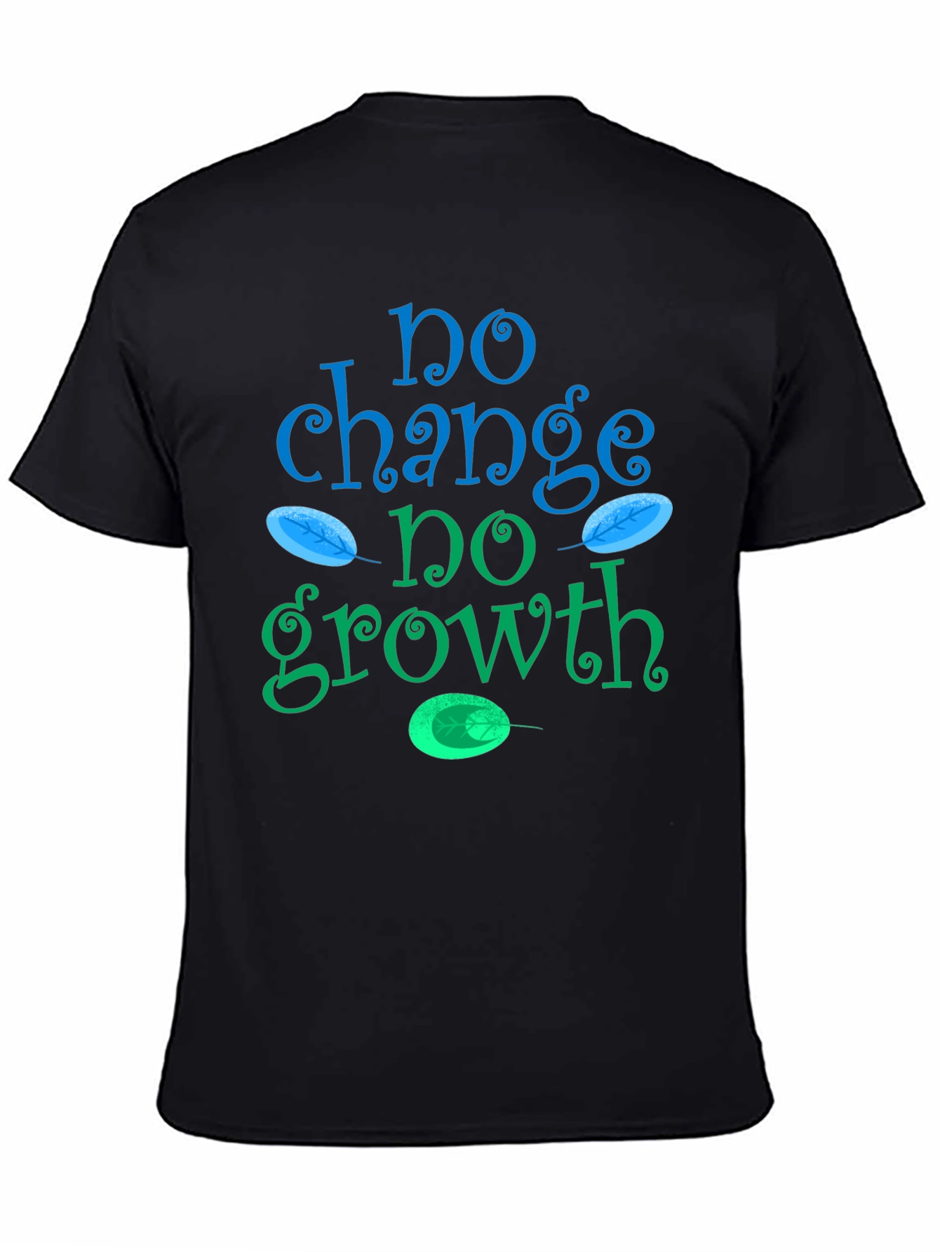 No Change No Growth Graphic Tee - Motivational T-Shirt - 4