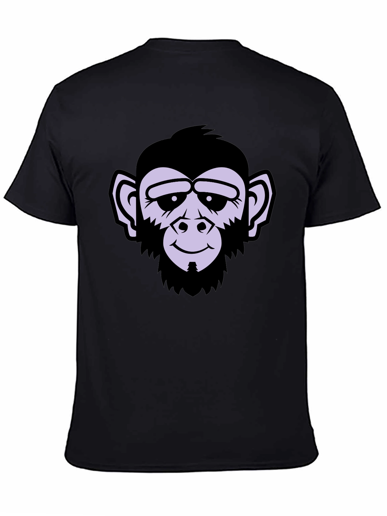 Black Monkey Graphic Tee - Men's Black T-Shirt view 4