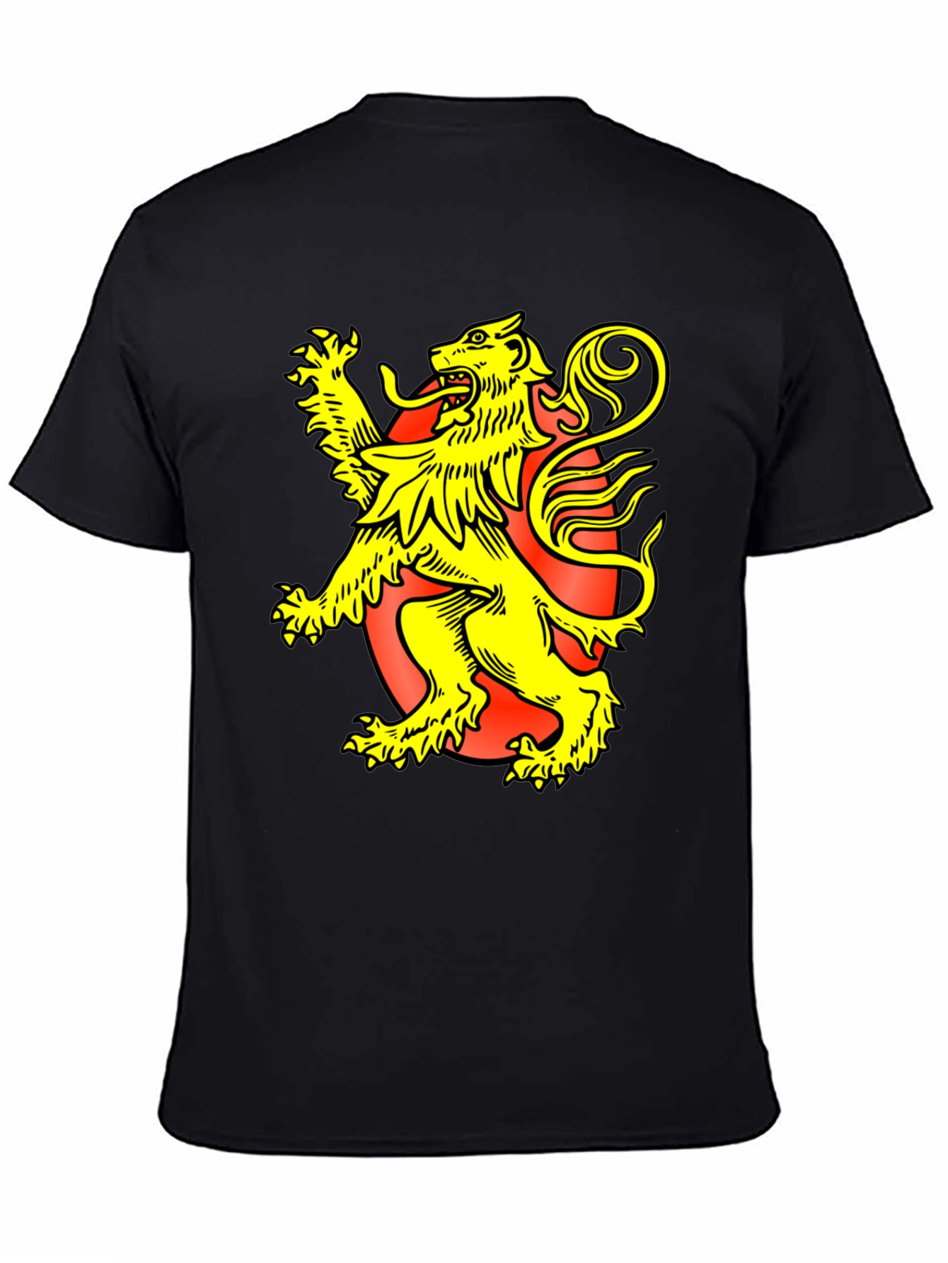 Black Lion Rampant Graphic Tee - Black T-Shirt view 4