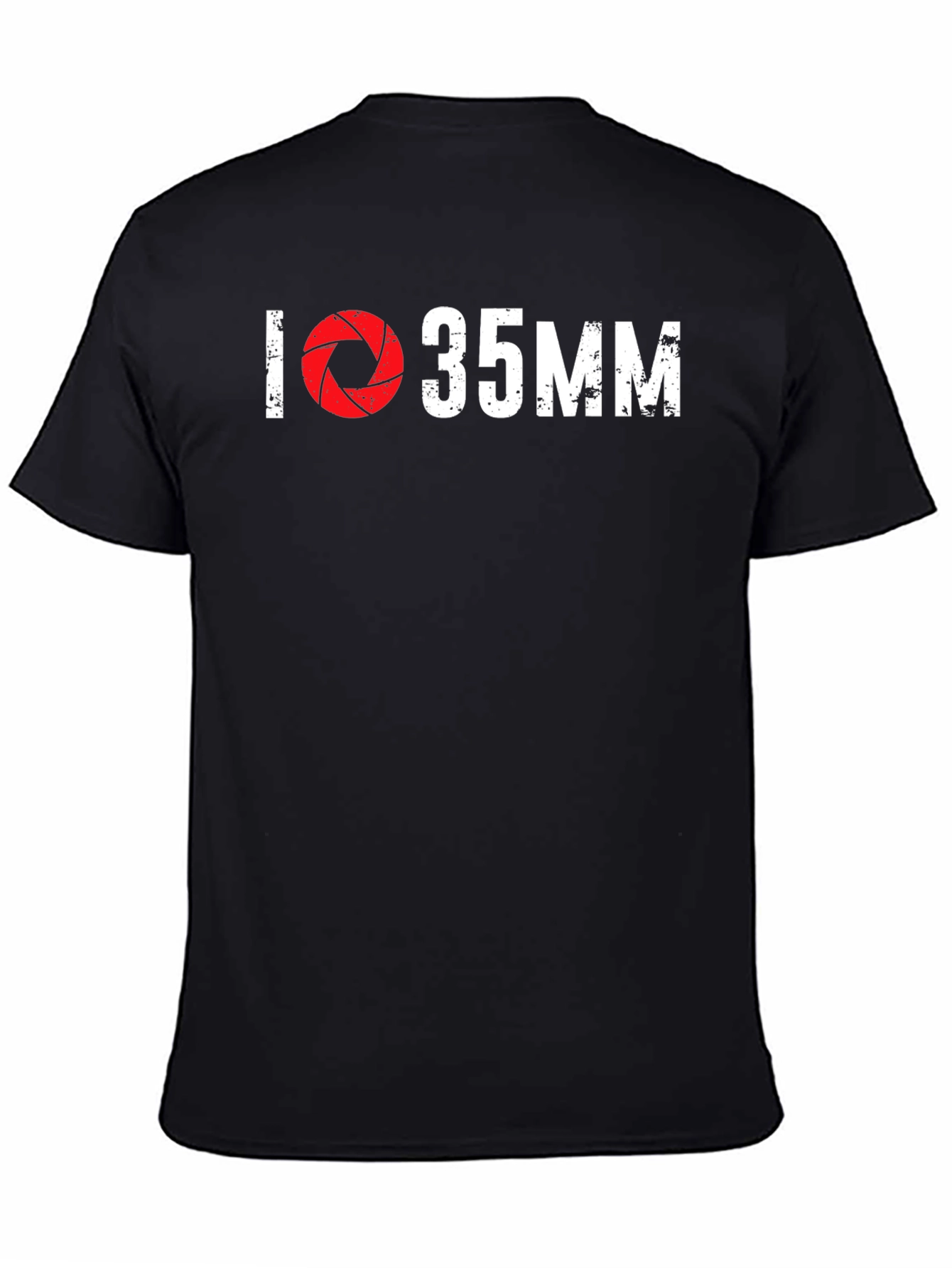 Black I Heart 35MM Photography T-Shirt view 4