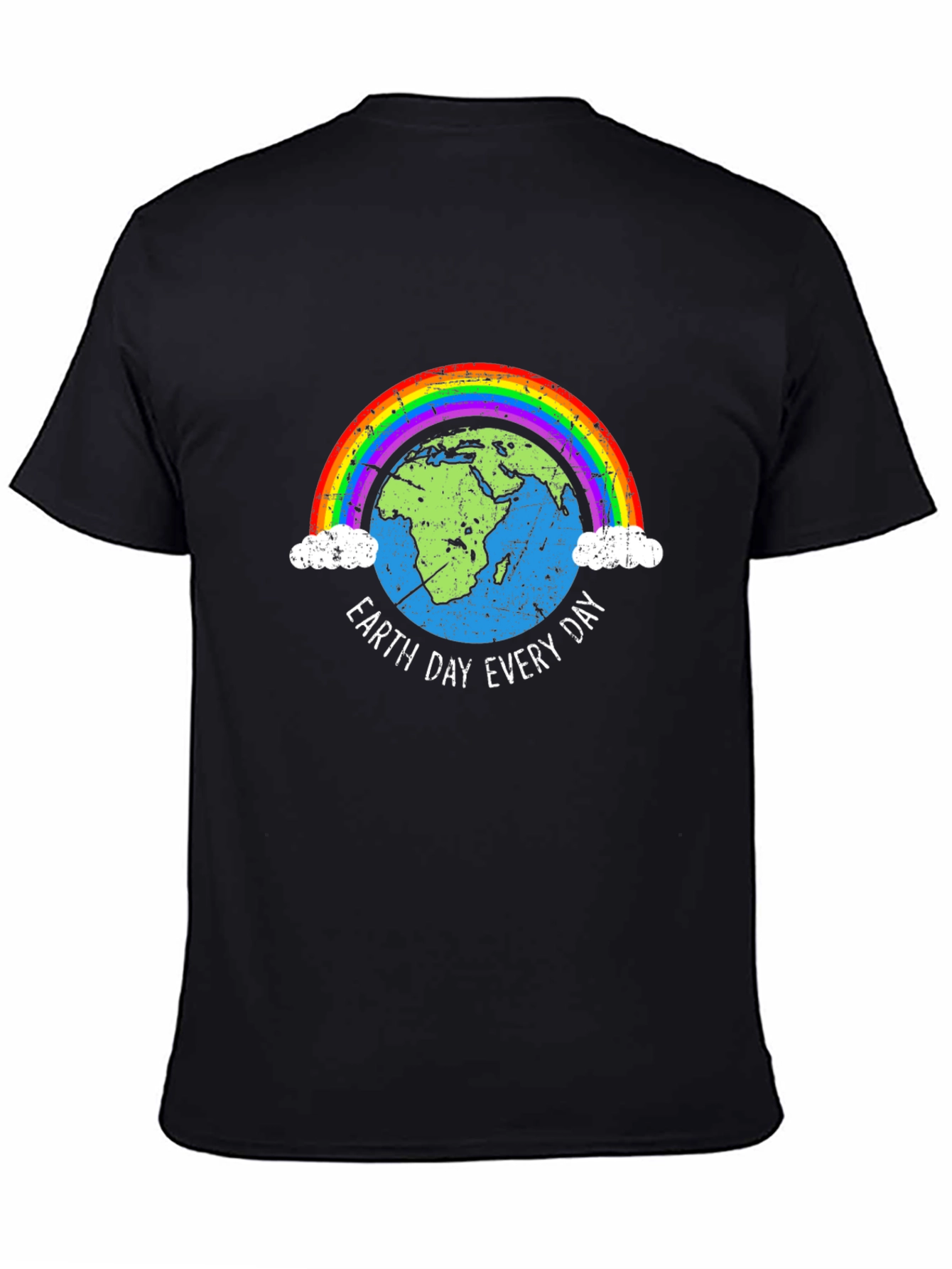 Black Earth Day Every Day T-Shirt view 4