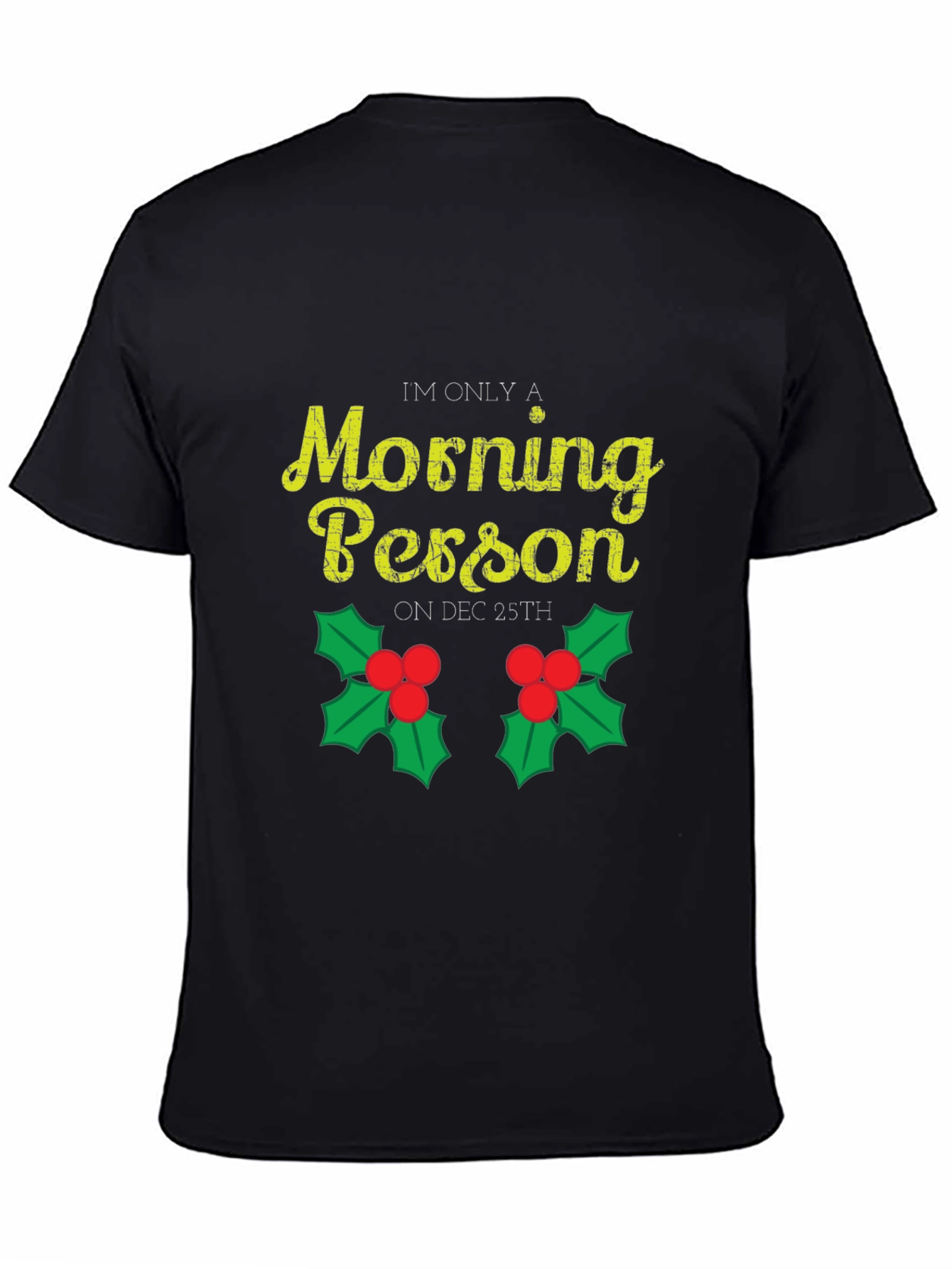 Funny Christmas Morning Person T-Shirt - 4
