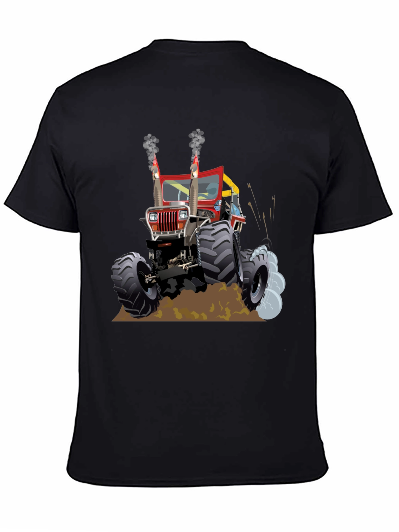 Black Monster Truck Tee - Off-Road Adventure T-Shirt view 4
