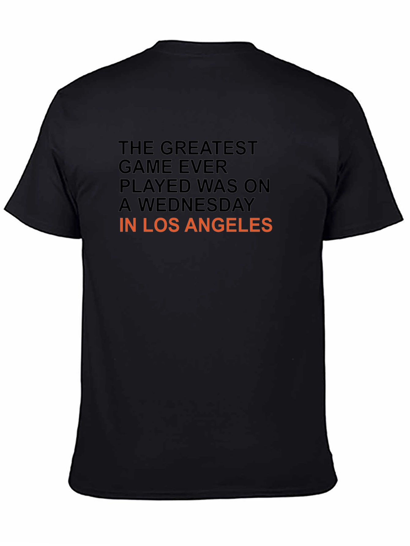 Black The Greatest Game Ever T-Shirt view 4