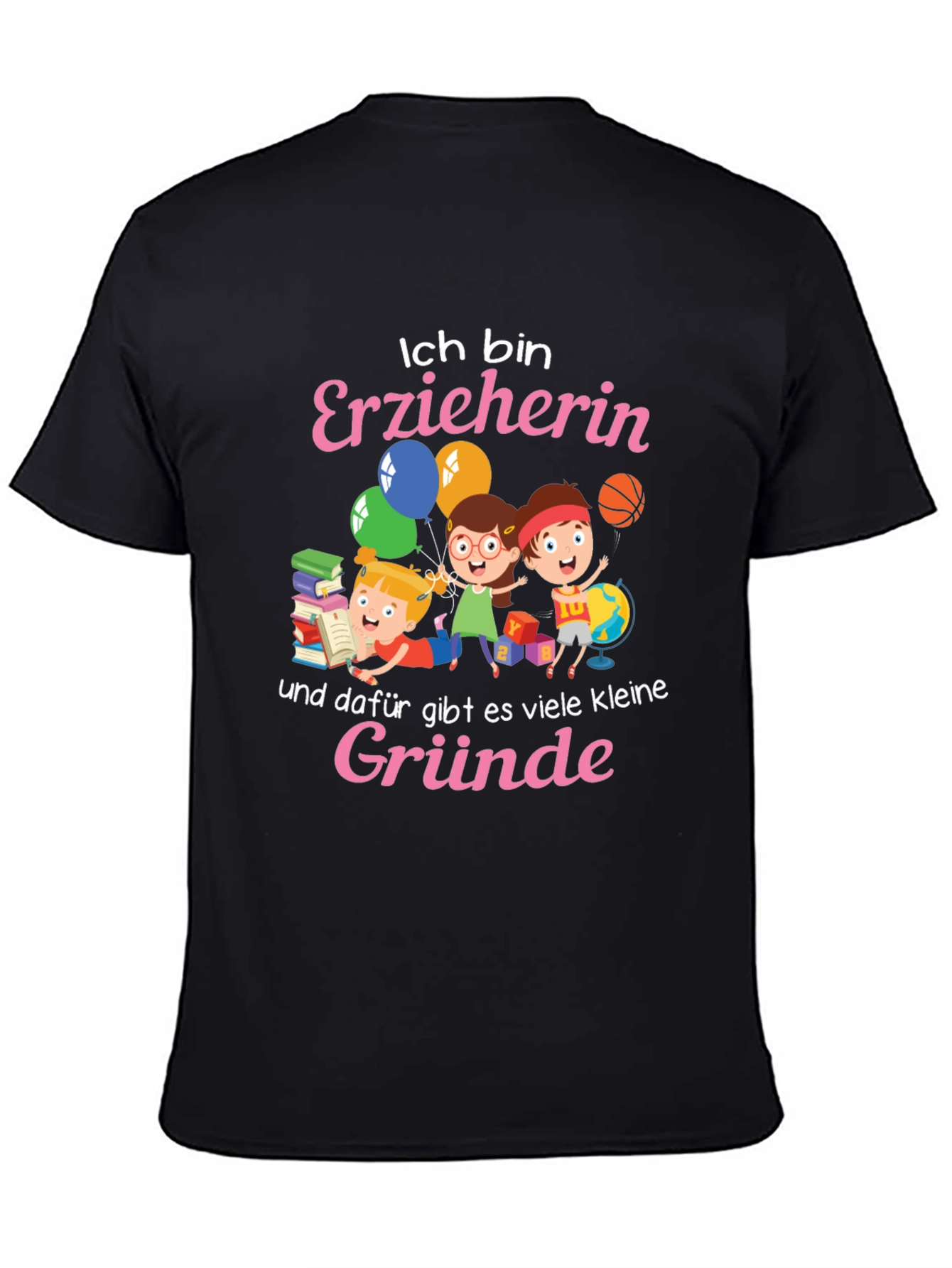 Black Teacher Appreciation T-Shirt - Ich Bin Erzieherin view 4