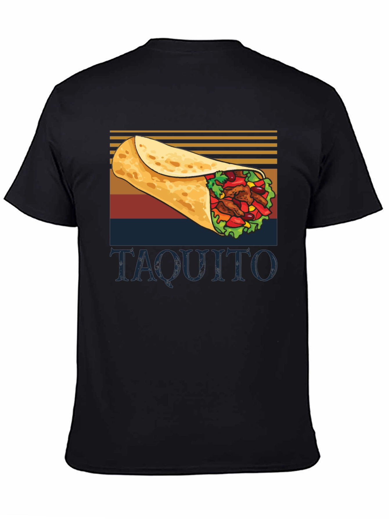 Taquito Graphic Tee - Novelty Food Shirt - 4