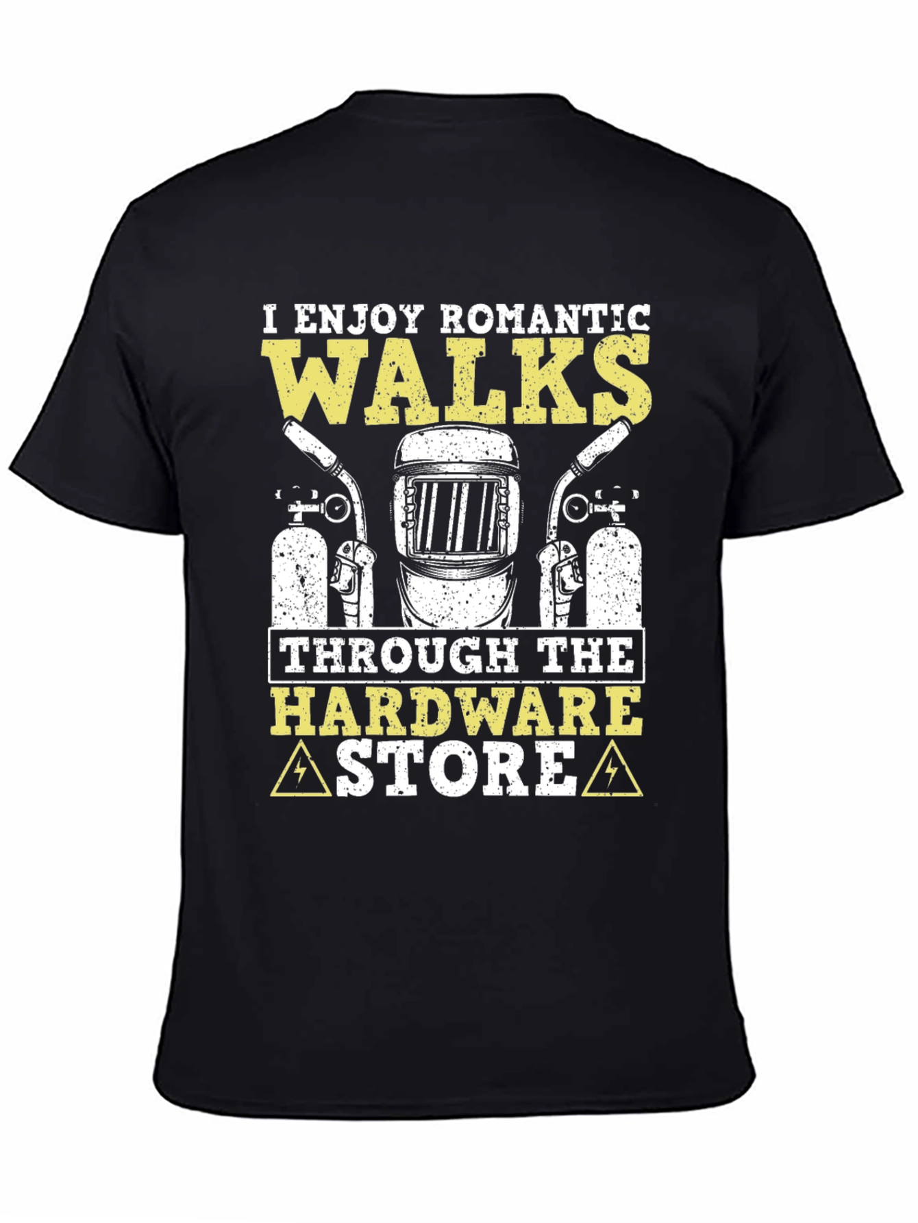 Black Romantic Walks Hardware Store T-Shirt view 4
