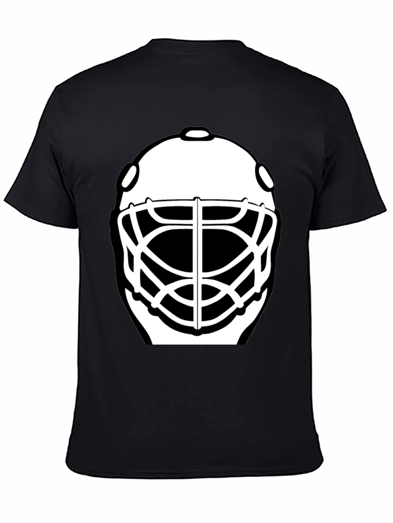 Hockey Goalie Mask Graphic T-Shirt - 4
