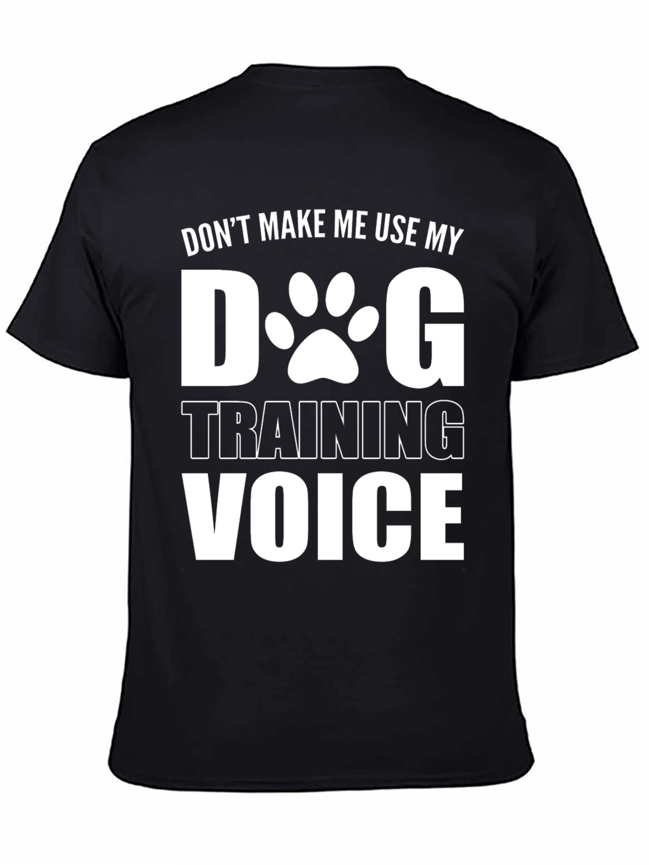 Black Dog Training Voice T-Shirt view 4