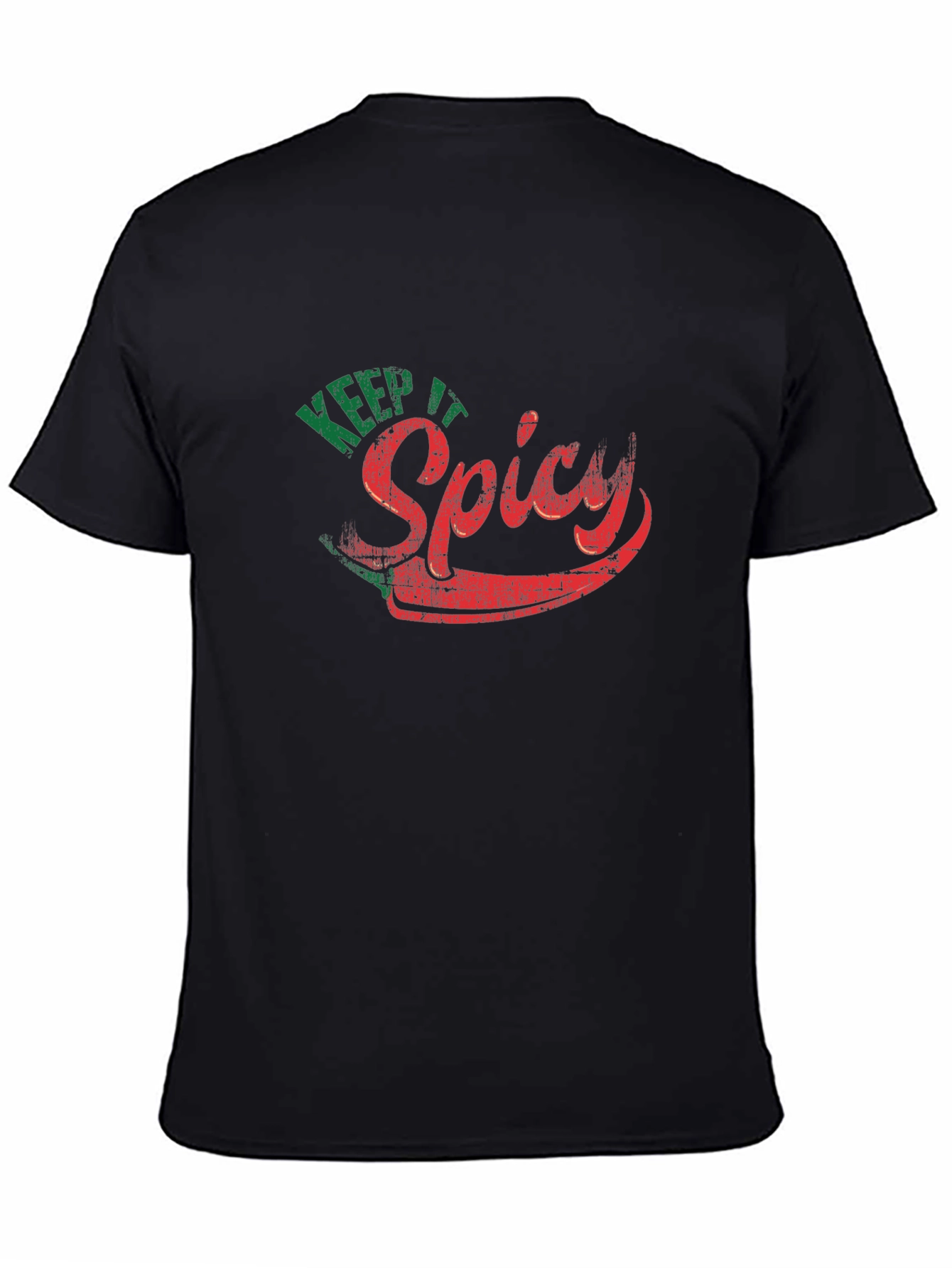 Keep It Spicy Graphic Tee - Cool Chili Pepper Design - 4