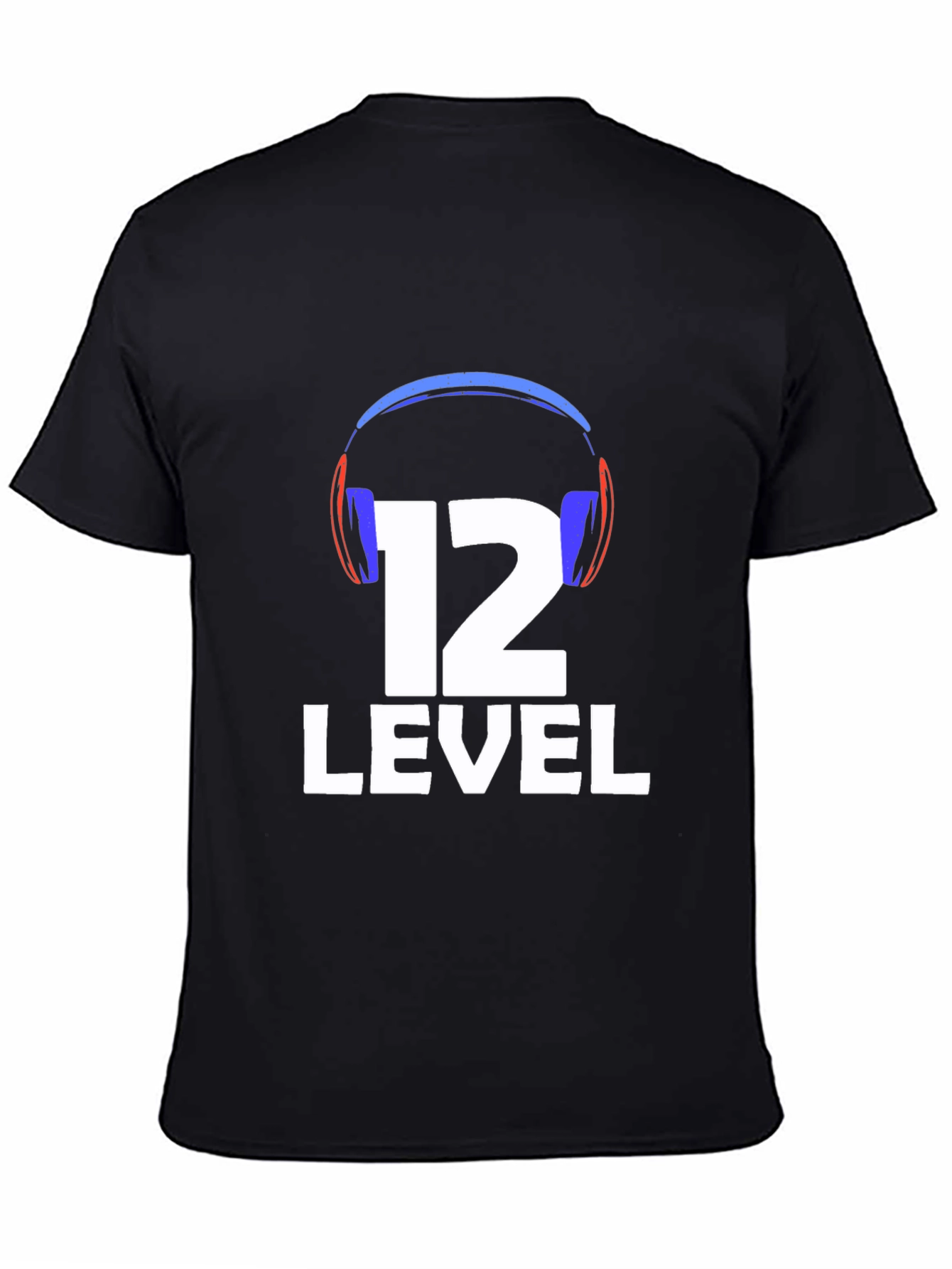 Black Level 12 Gaming T-Shirt - Black view 4