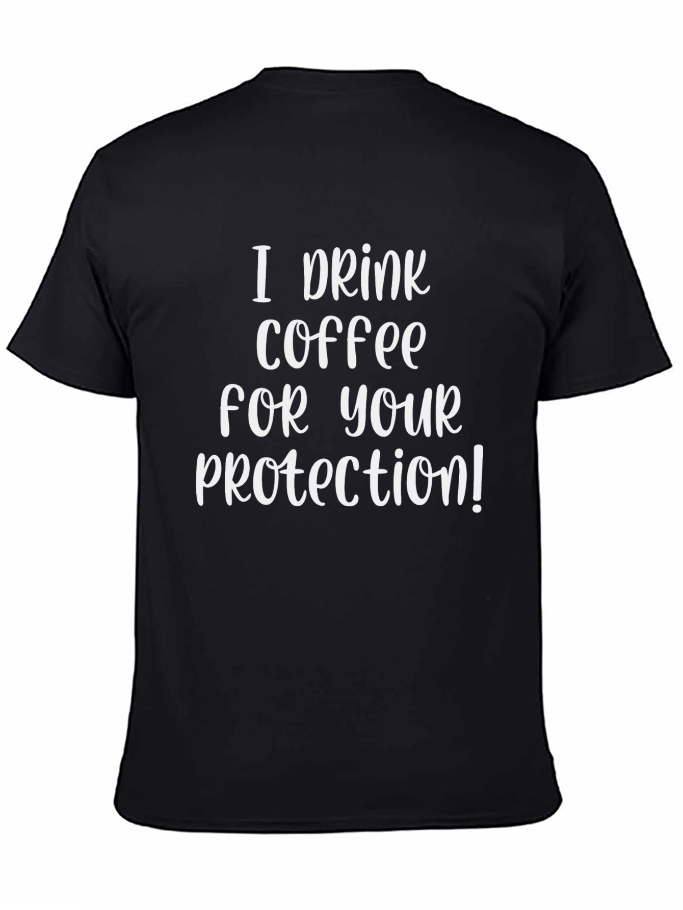 Black Coffee Protection Graphic Tee view 4
