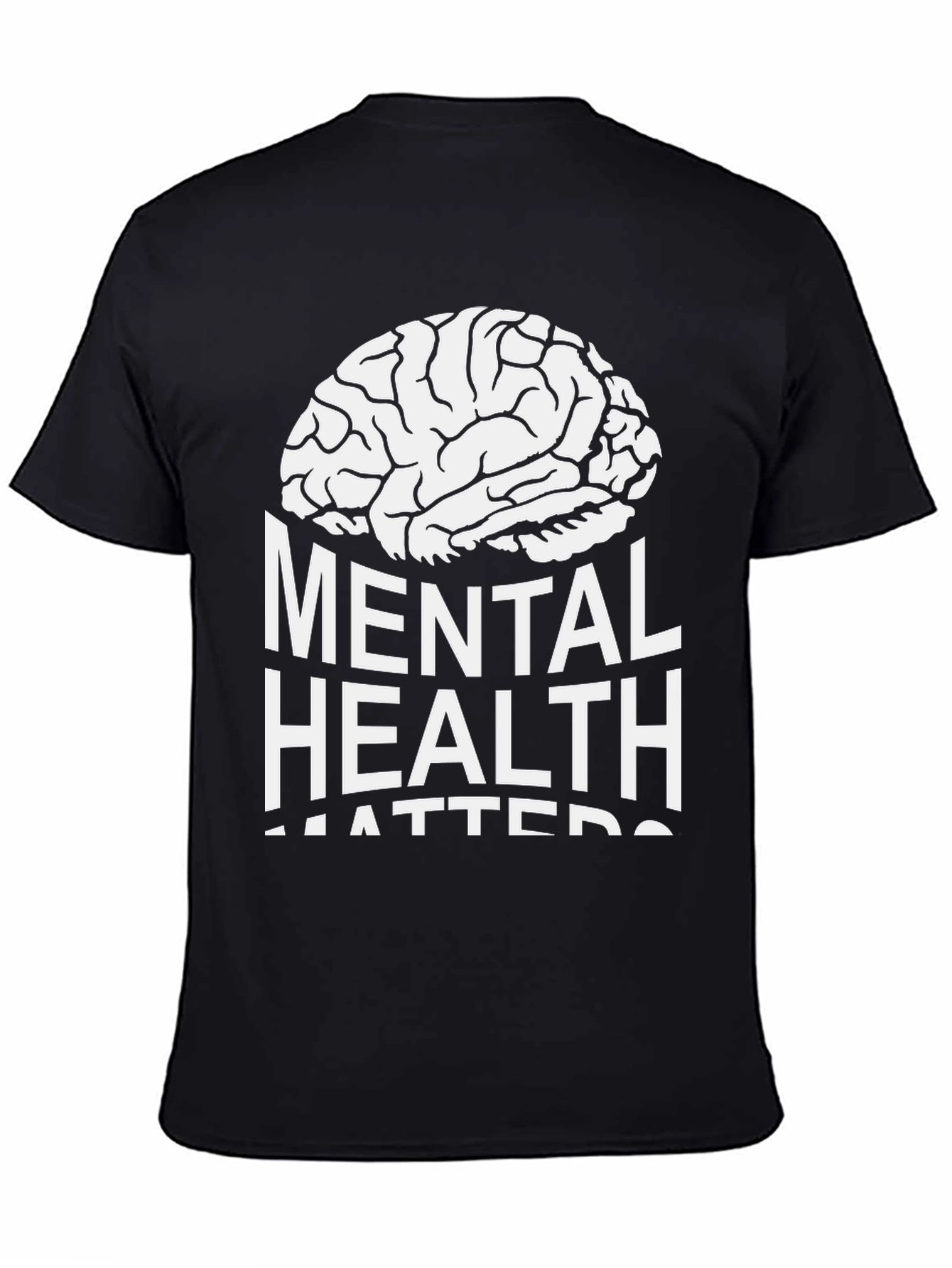Black Mental Health Matters Graphic Tee view 4