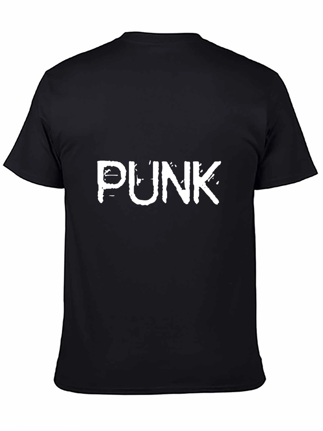 Black Punk T-Shirt - Bold Graphic Tee view 4