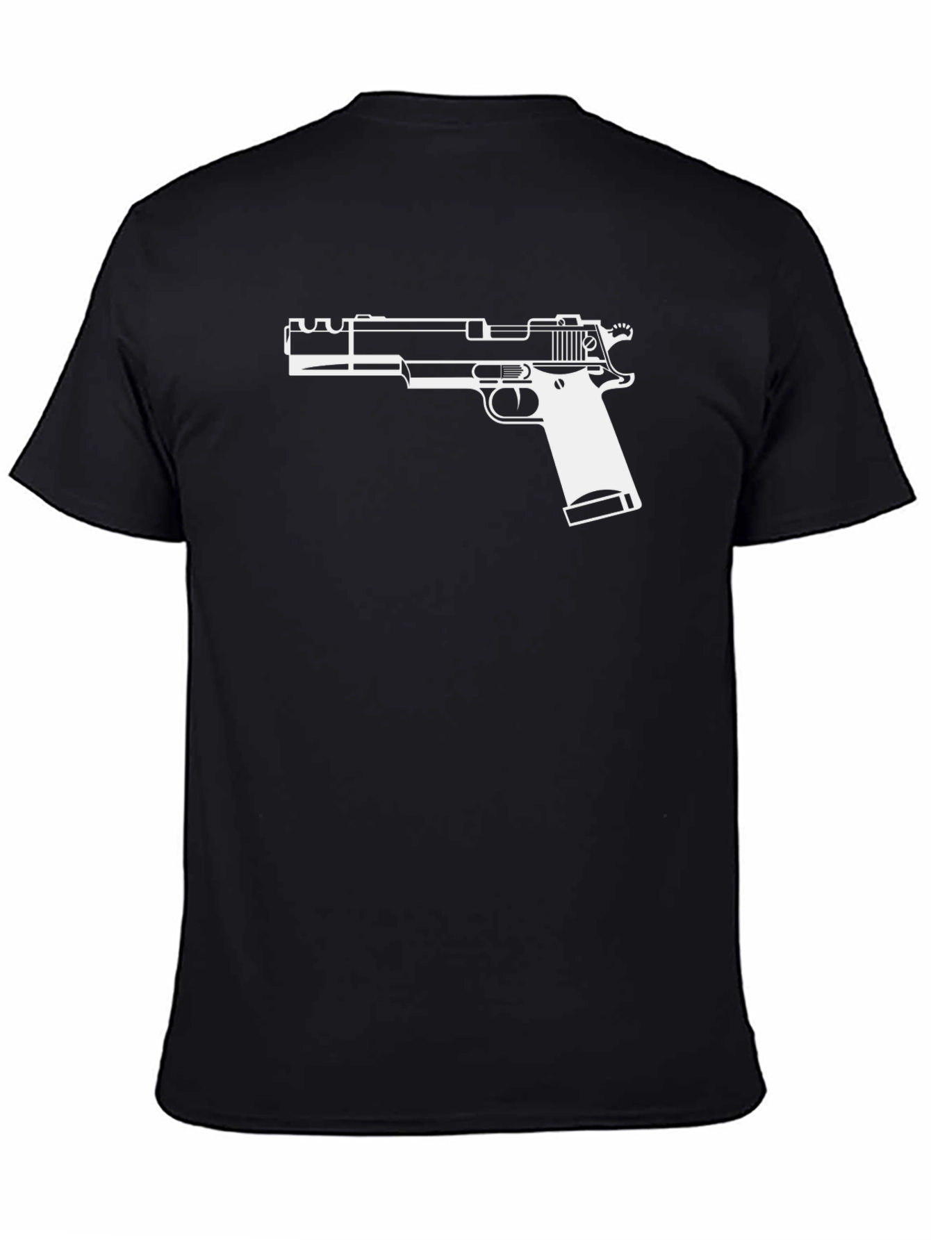 Gun Graphic Tee - Cool Firearm Design T-Shirt - 4