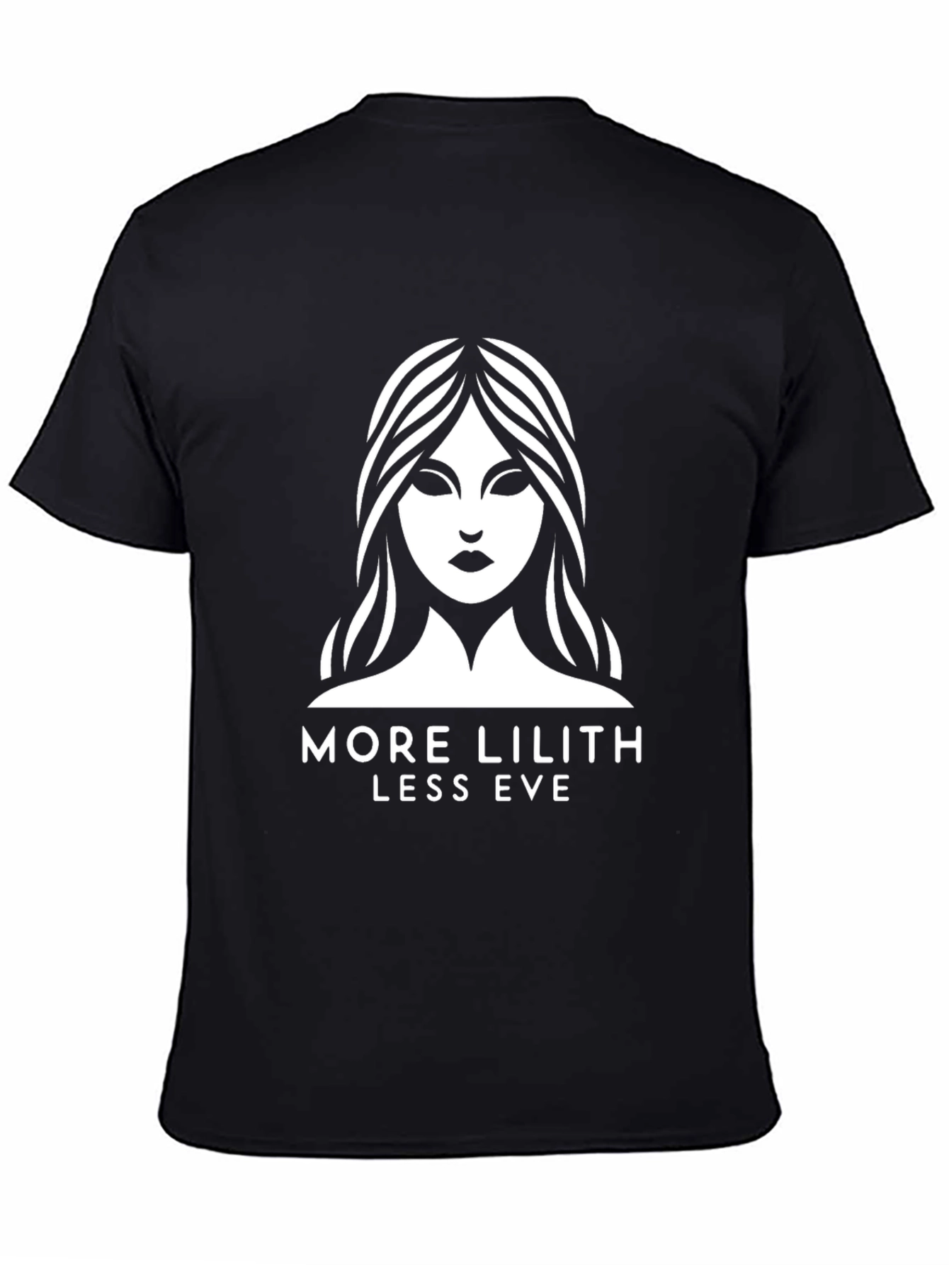 Black More Lilith Less Eve Graphic T-Shirt view 4
