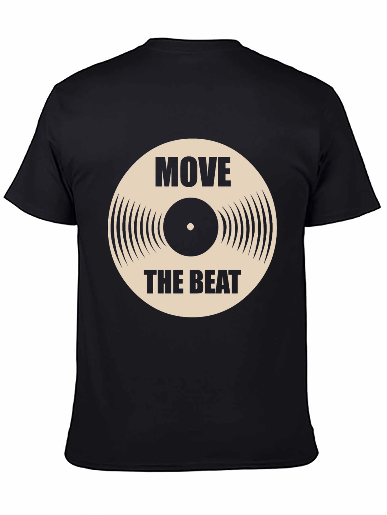 Black Move the Beat Graphic Tee view 4