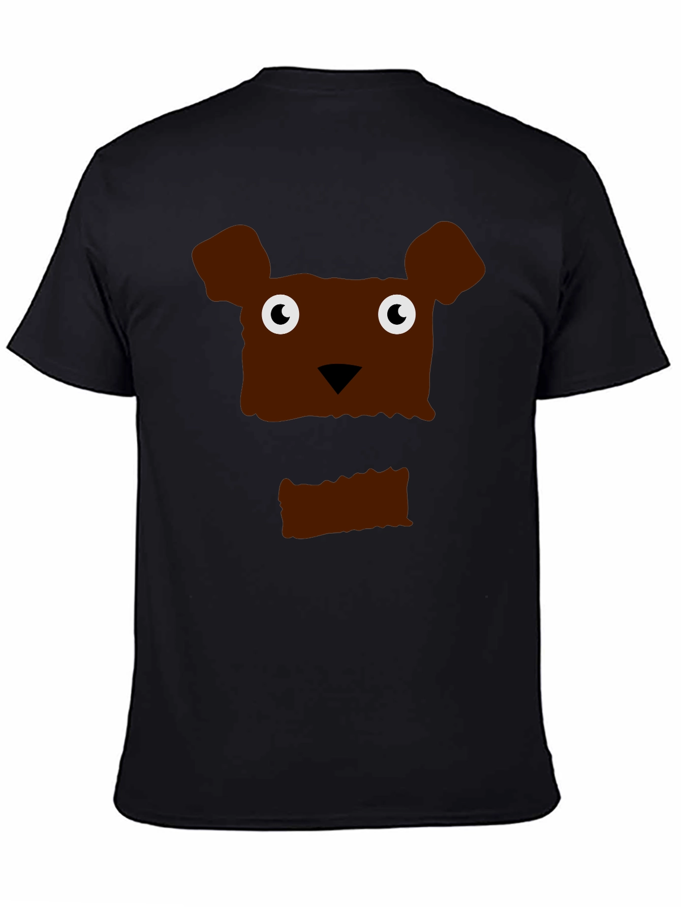 Black Novelty Bear Graphic Tee view 4